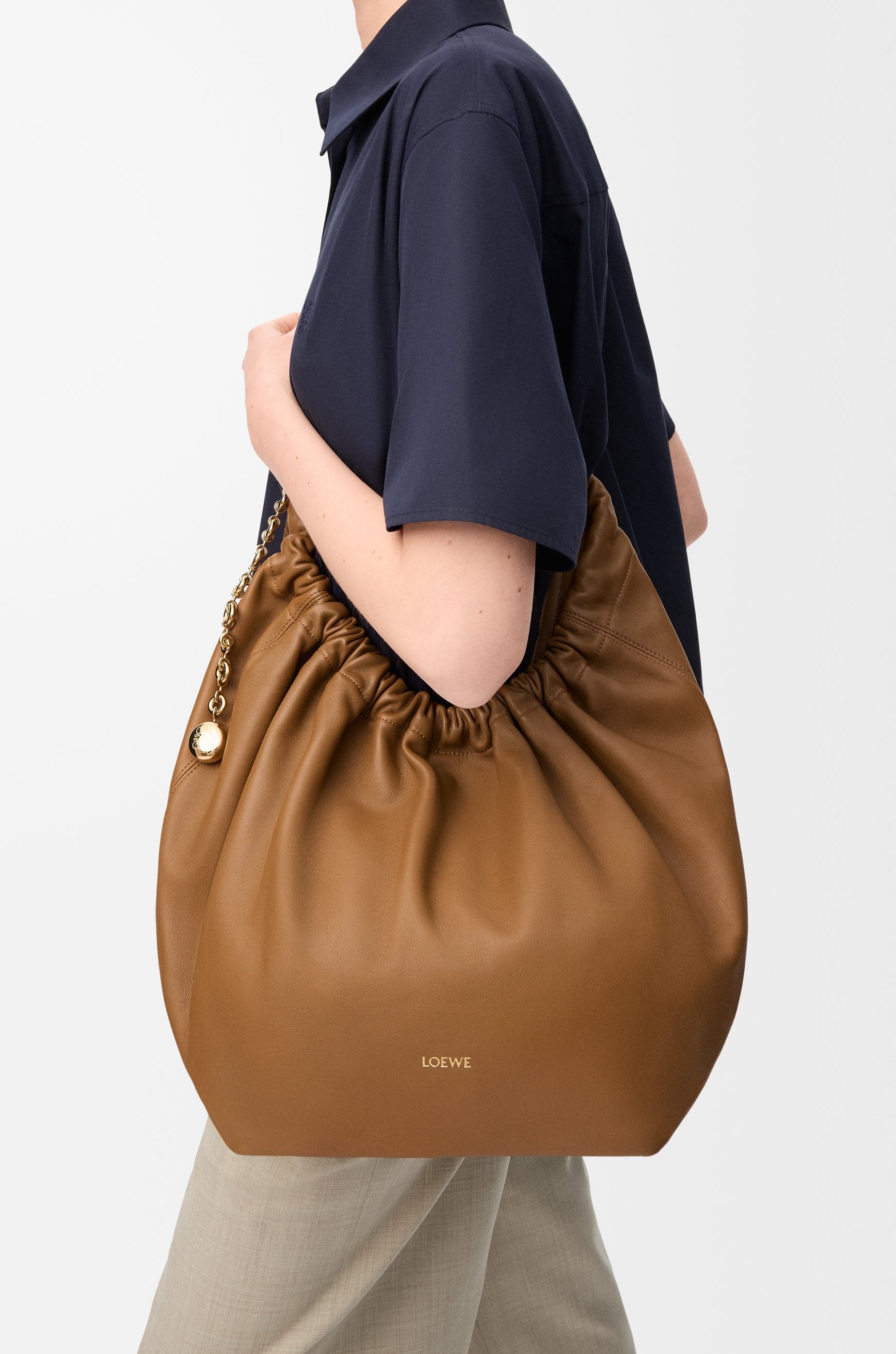Loewe Medium Squeeze bag in mellow nappa lambskin