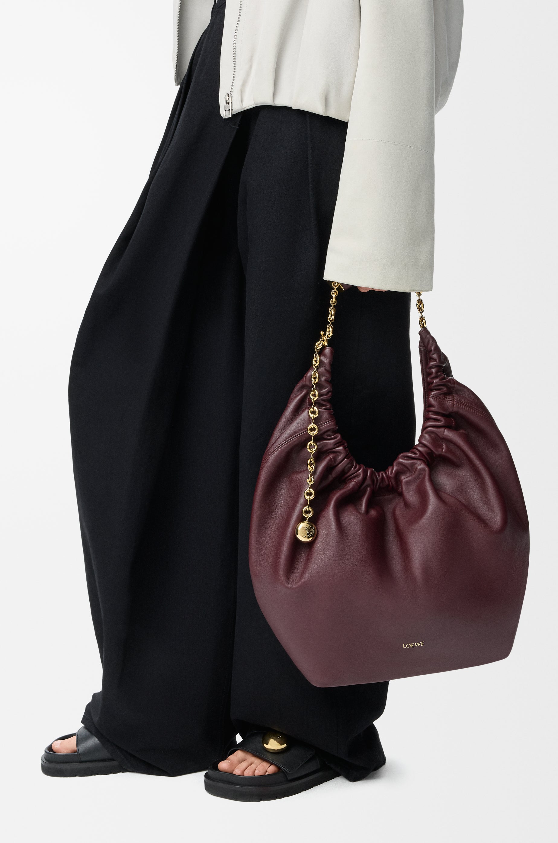 Loewe Medium Squeeze bag in mellow nappa lambskin