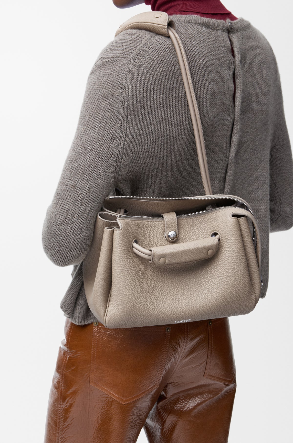 Loewe Small Madrid bag in supple grained calfskin
