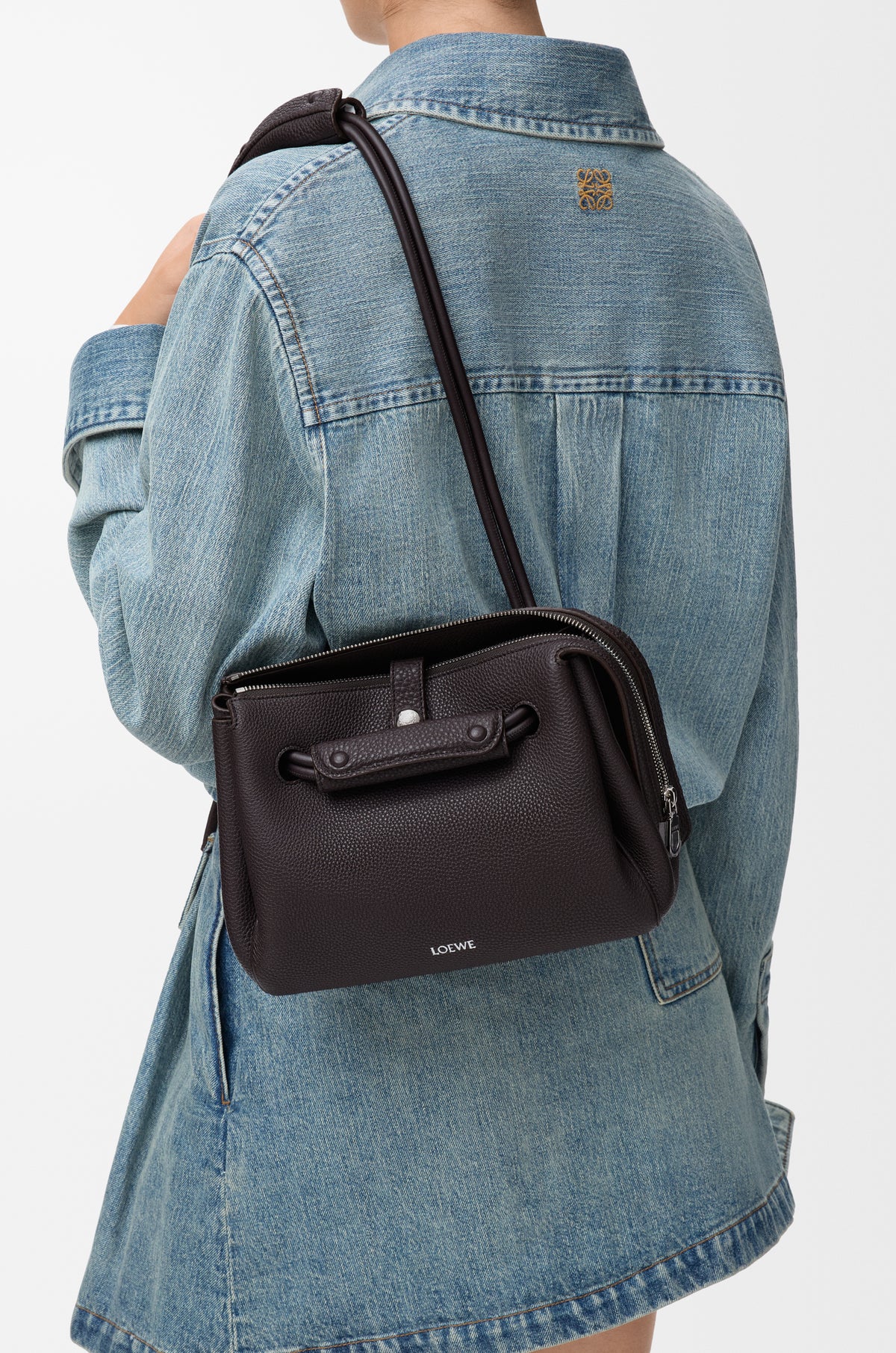 Loewe Small Madrid bag in supple grained calfskin