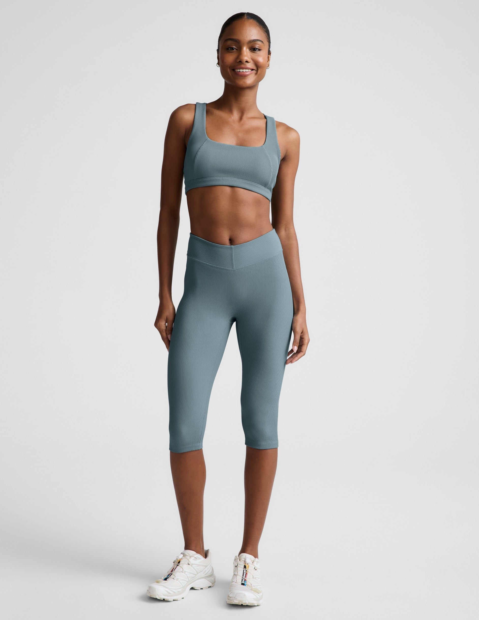 Beyond Yoga Impulse Ribbed VWaist Pedal Pusher Legging Women's