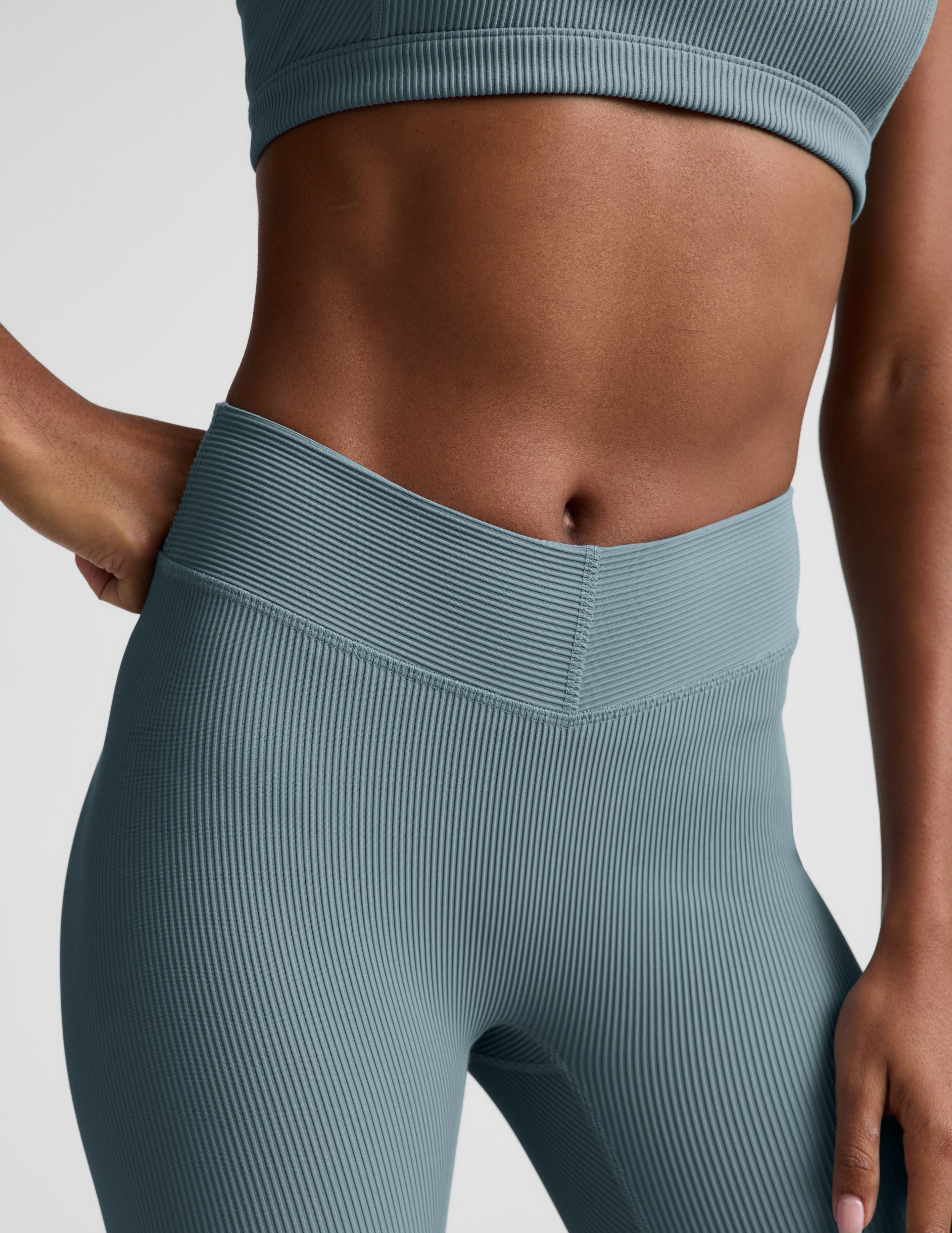 Beyond Yoga Impulse Ribbed VWaist Pedal Pusher Legging Women's