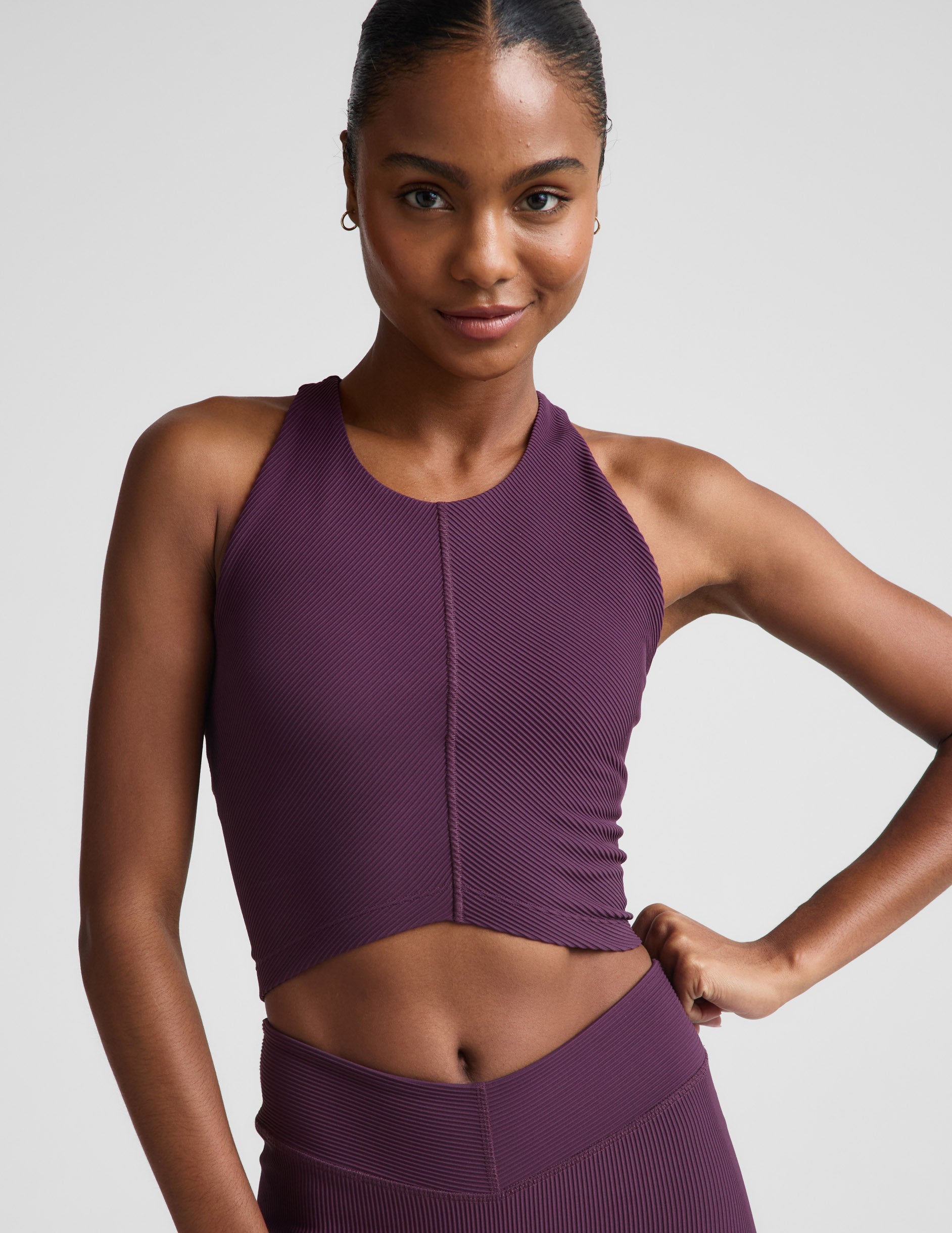 Beyond Yoga Impulse Ribbed High Neck Tank Women's