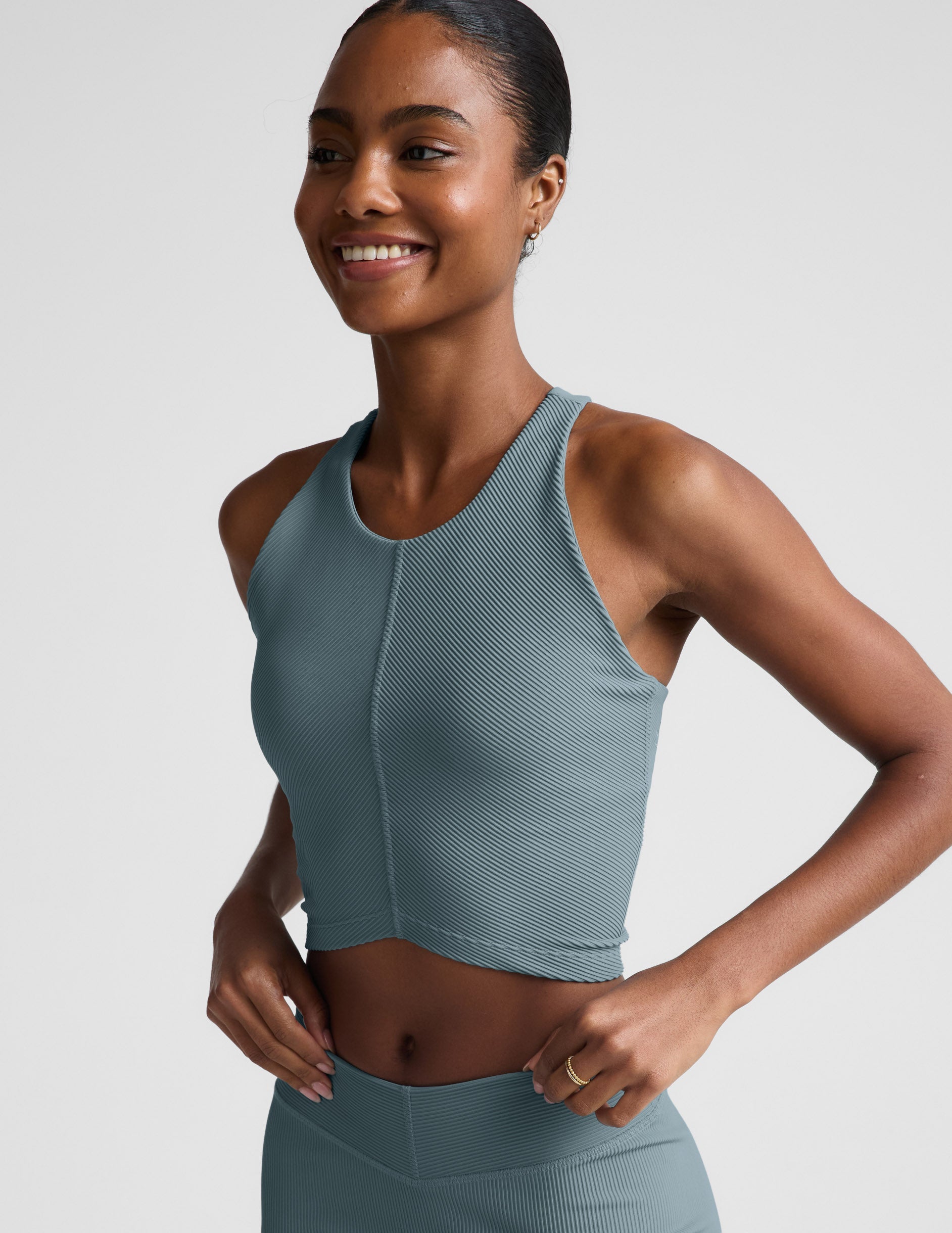 Beyond Yoga Impulse Ribbed High Neck Tank Women's