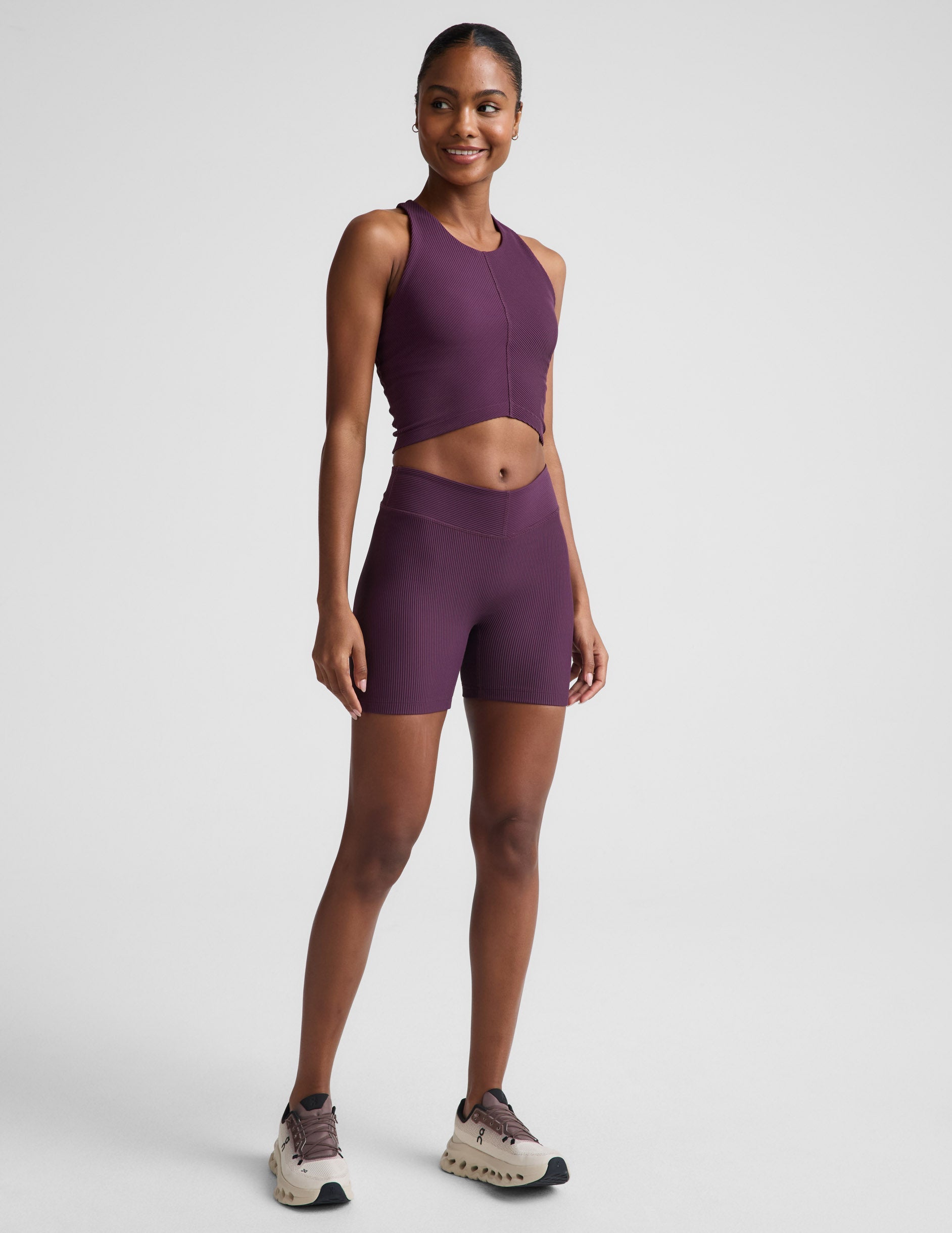 Beyond Yoga Impulse Ribbed VWaist 5 Biker Short Women's