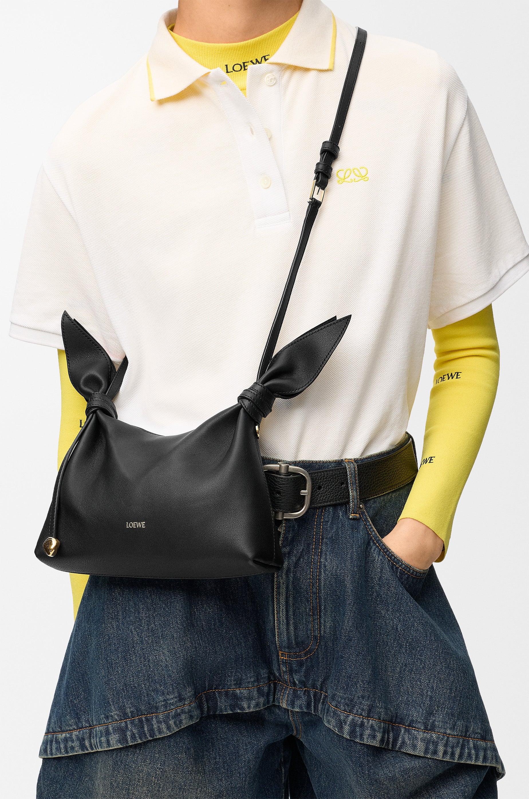 Loewe Mini Scarf bag in smooth calfskin