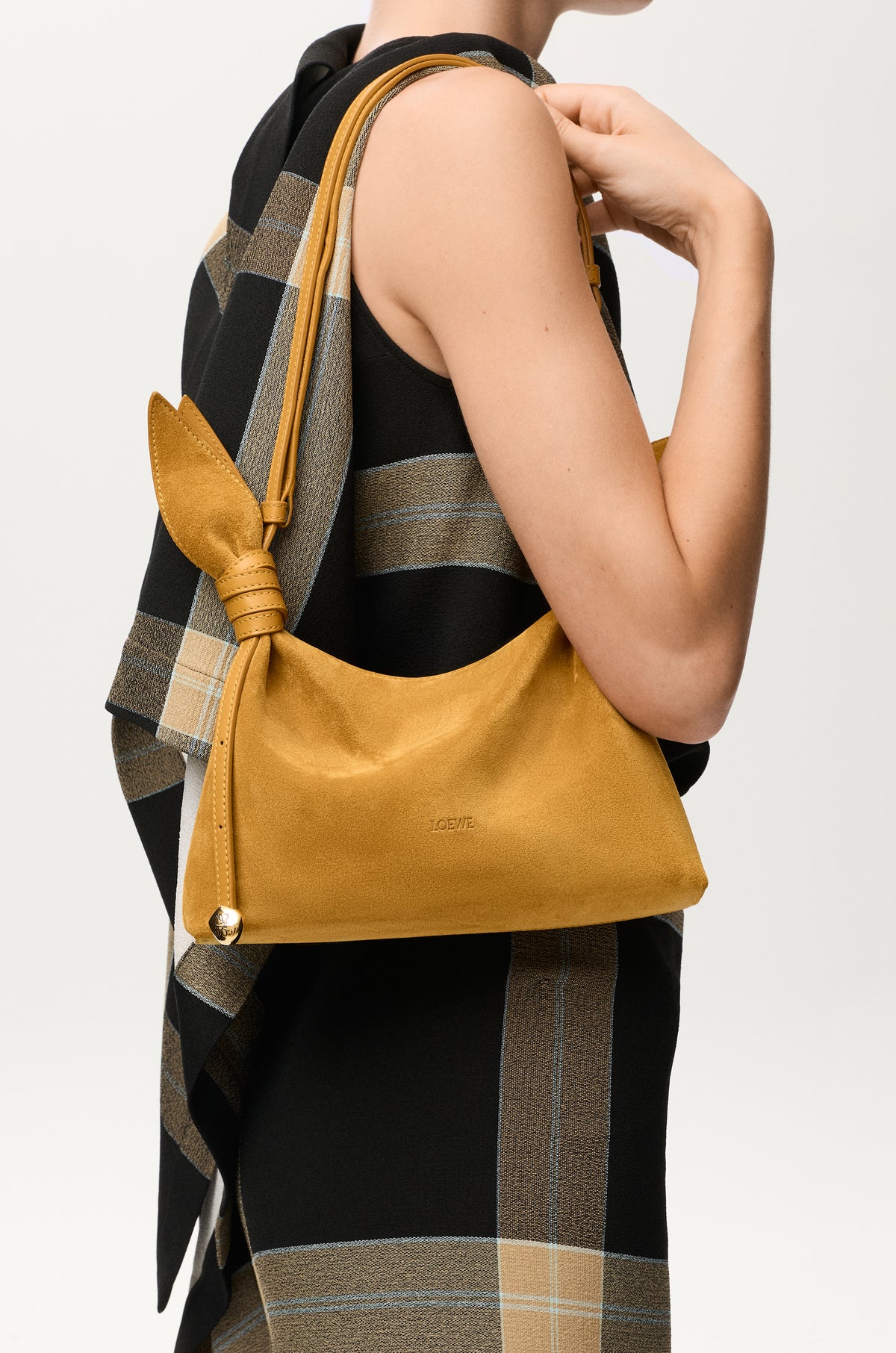 Loewe Mini Scarf bag in suede