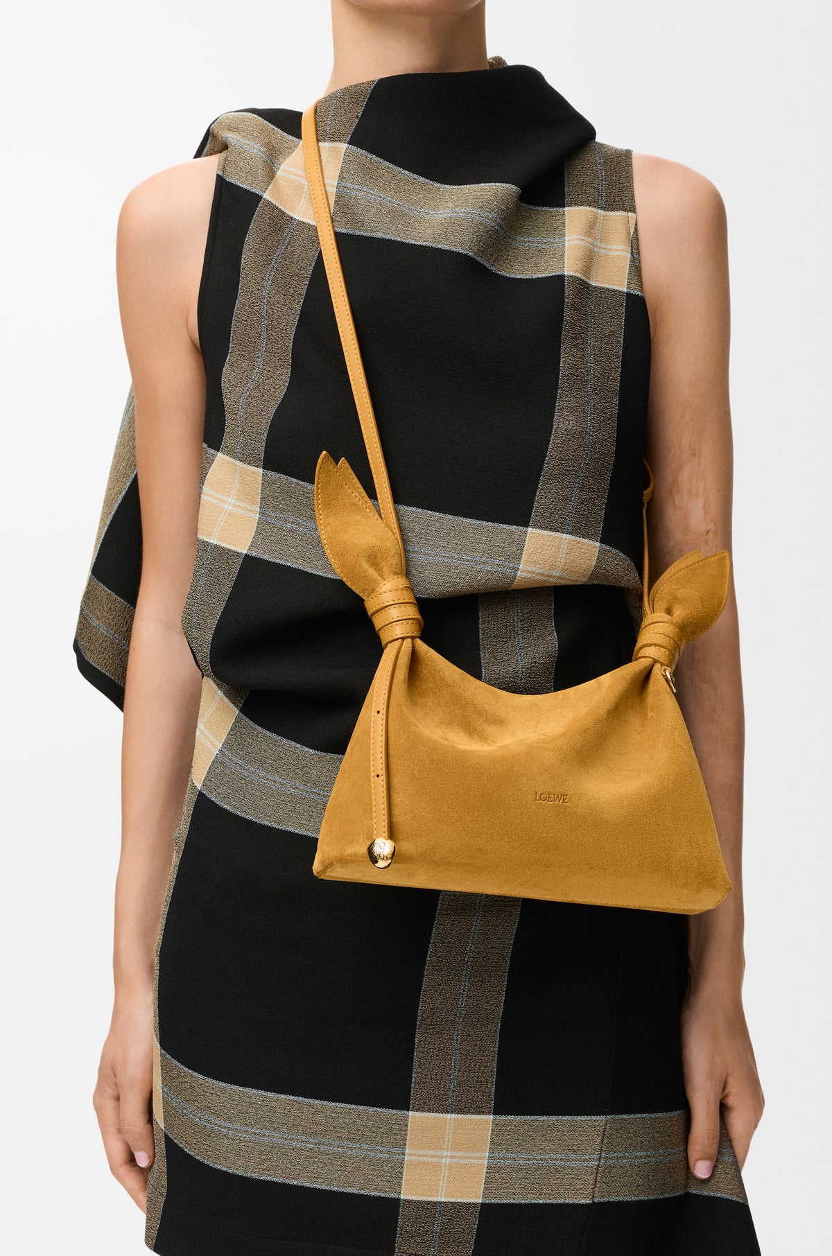 Loewe Mini Scarf bag in suede