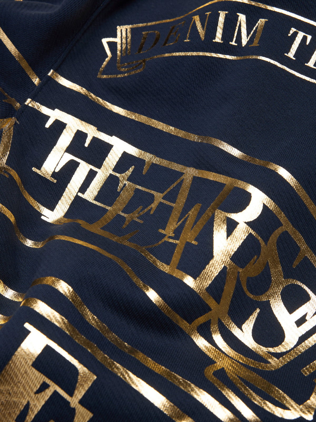 Denim Tears ADG Banner Sweatpants Navy