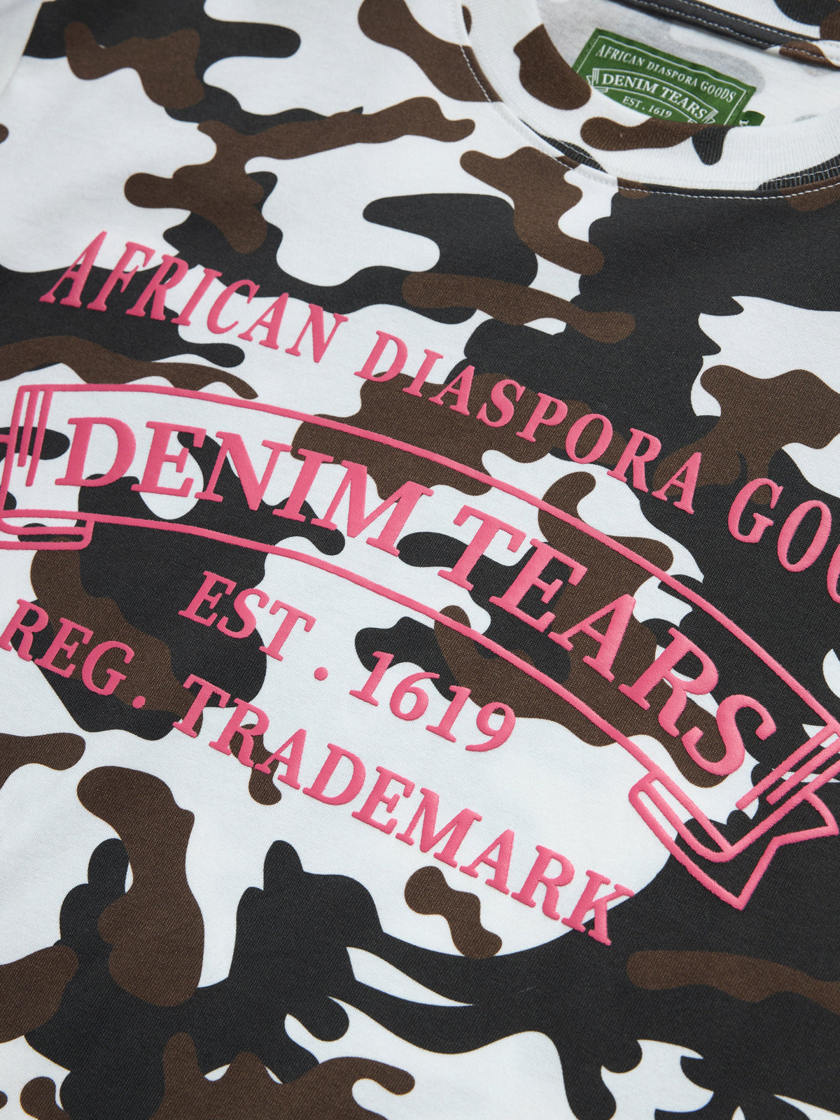 Denim Tears ADG Tee Snow Camo