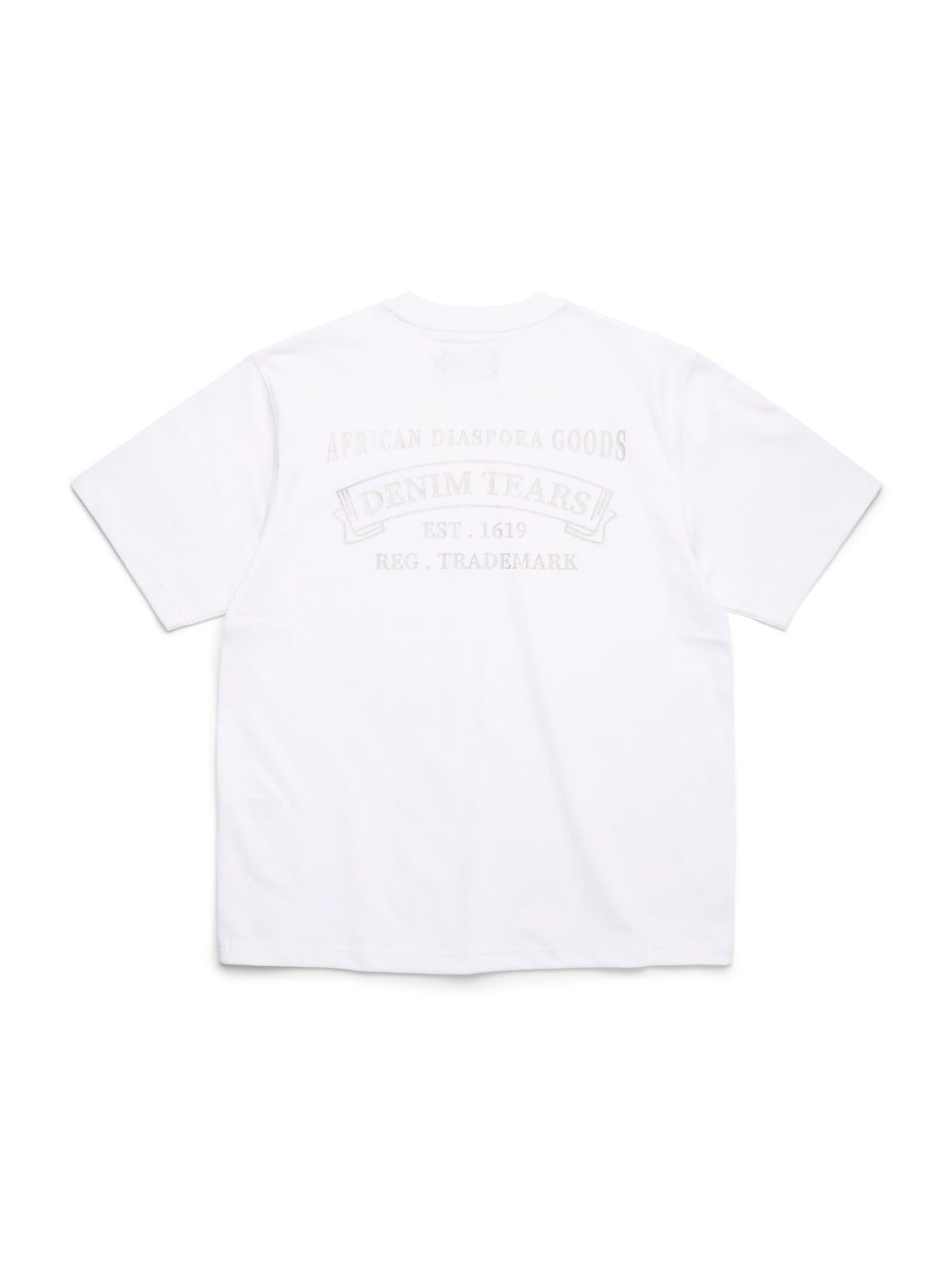 Denim Tears ADG Banner Tee White