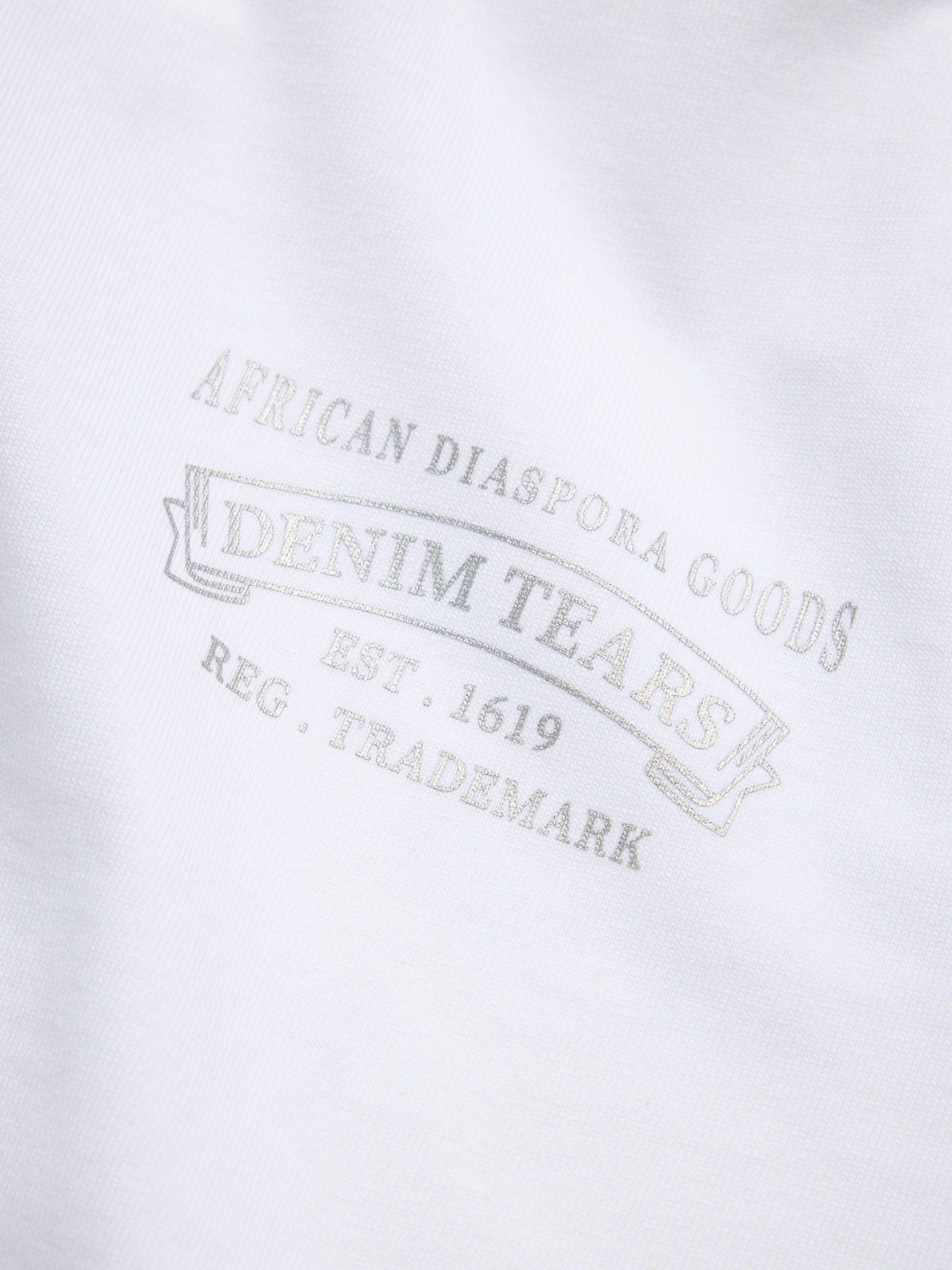 Denim Tears ADG Banner Tee White