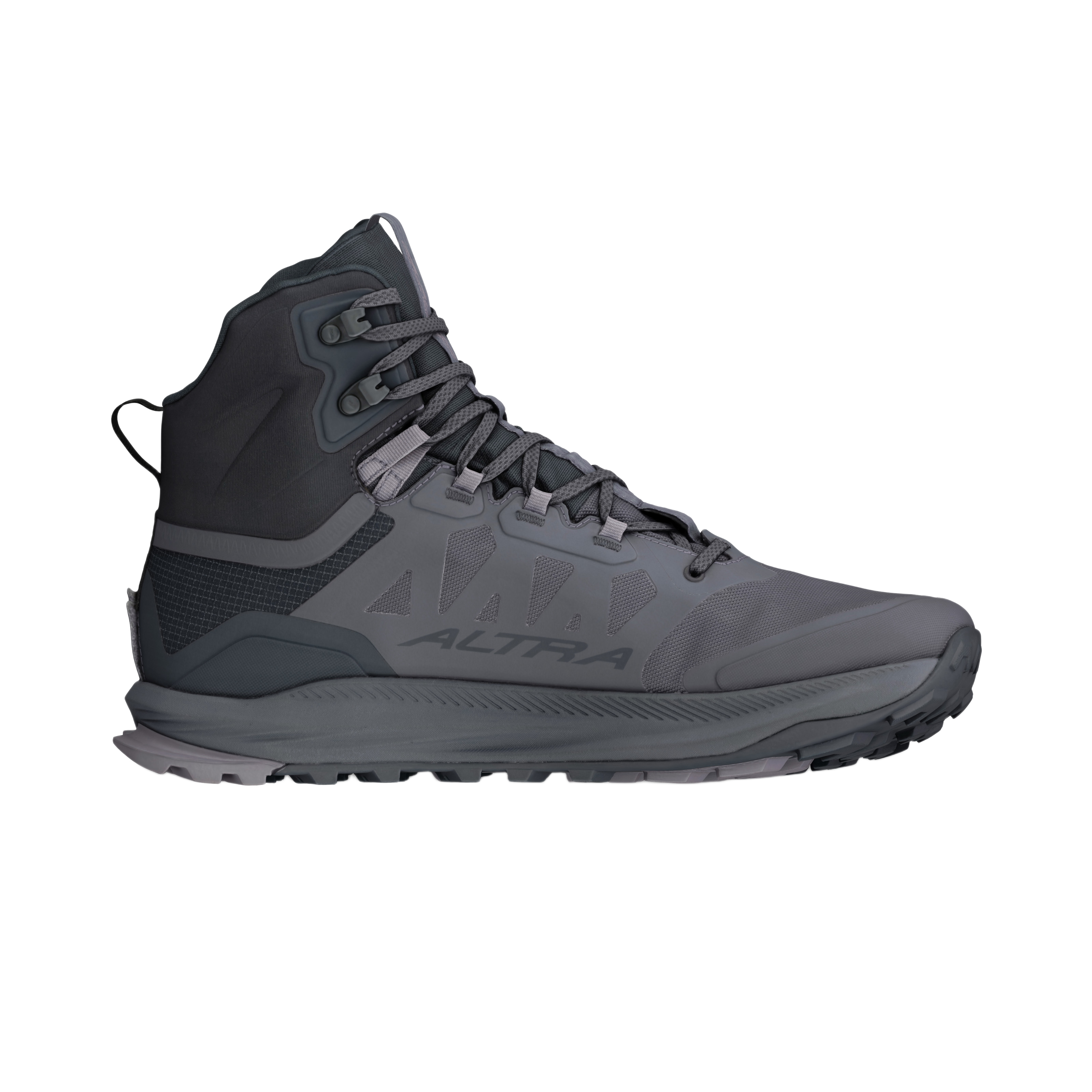 Altra Men's Lone Peak 9 Waterproof Mid Black/Gray