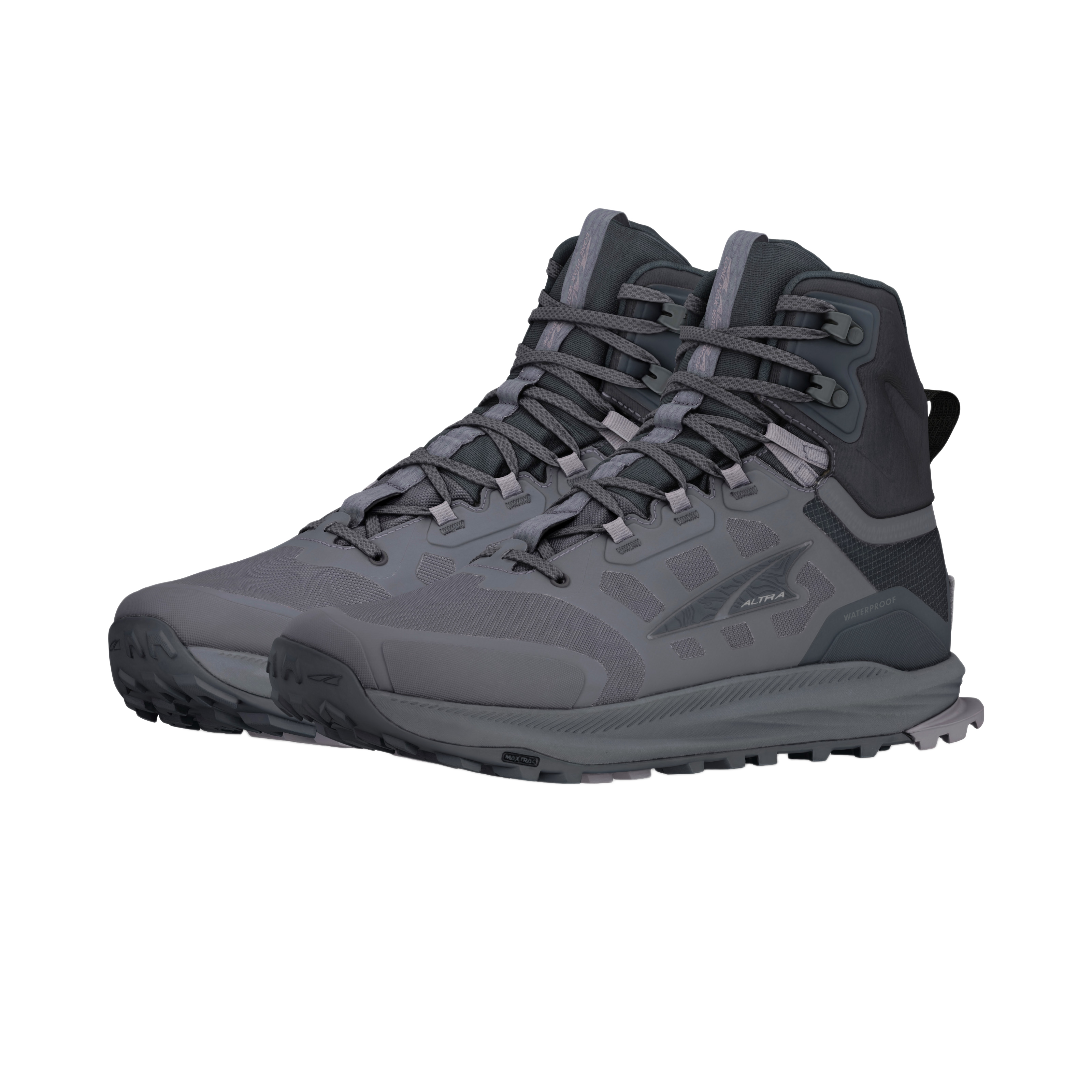 Altra Men's Lone Peak 9 Waterproof Mid Black/Gray