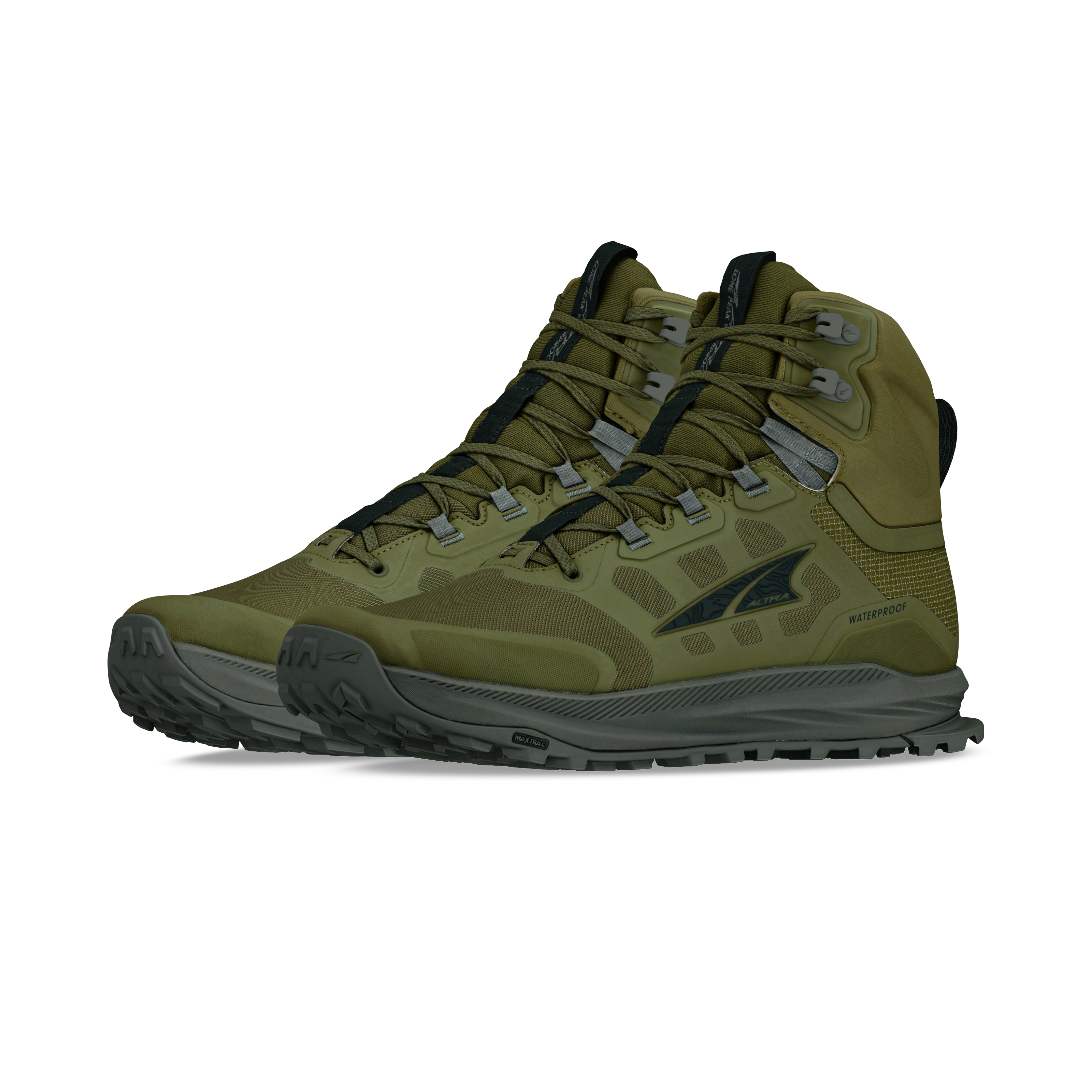 Altra Men's Lone Peak 9 Waterproof Mid Green