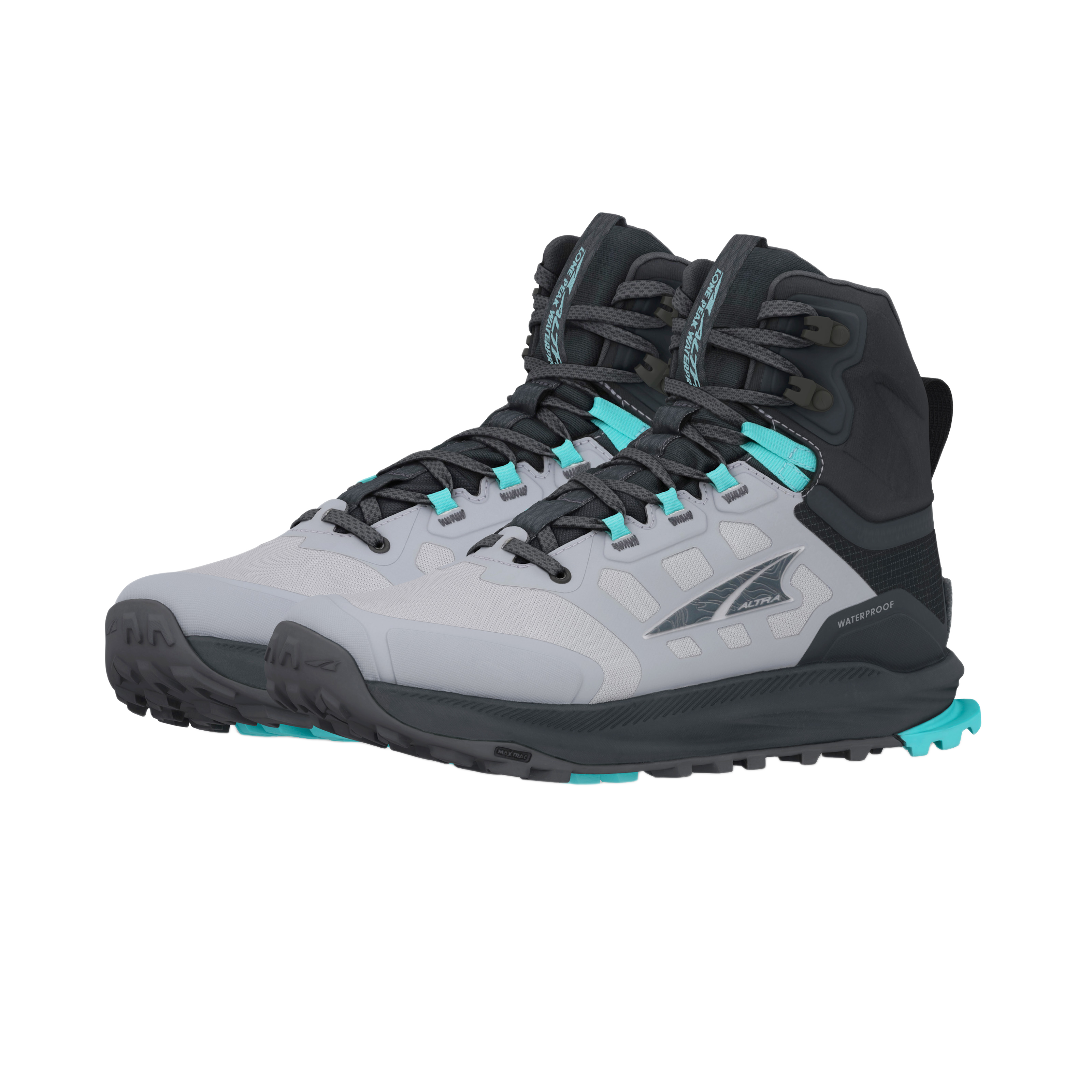 Altra Women's Lone Peak 9 Waterproof Mid Black/Gray