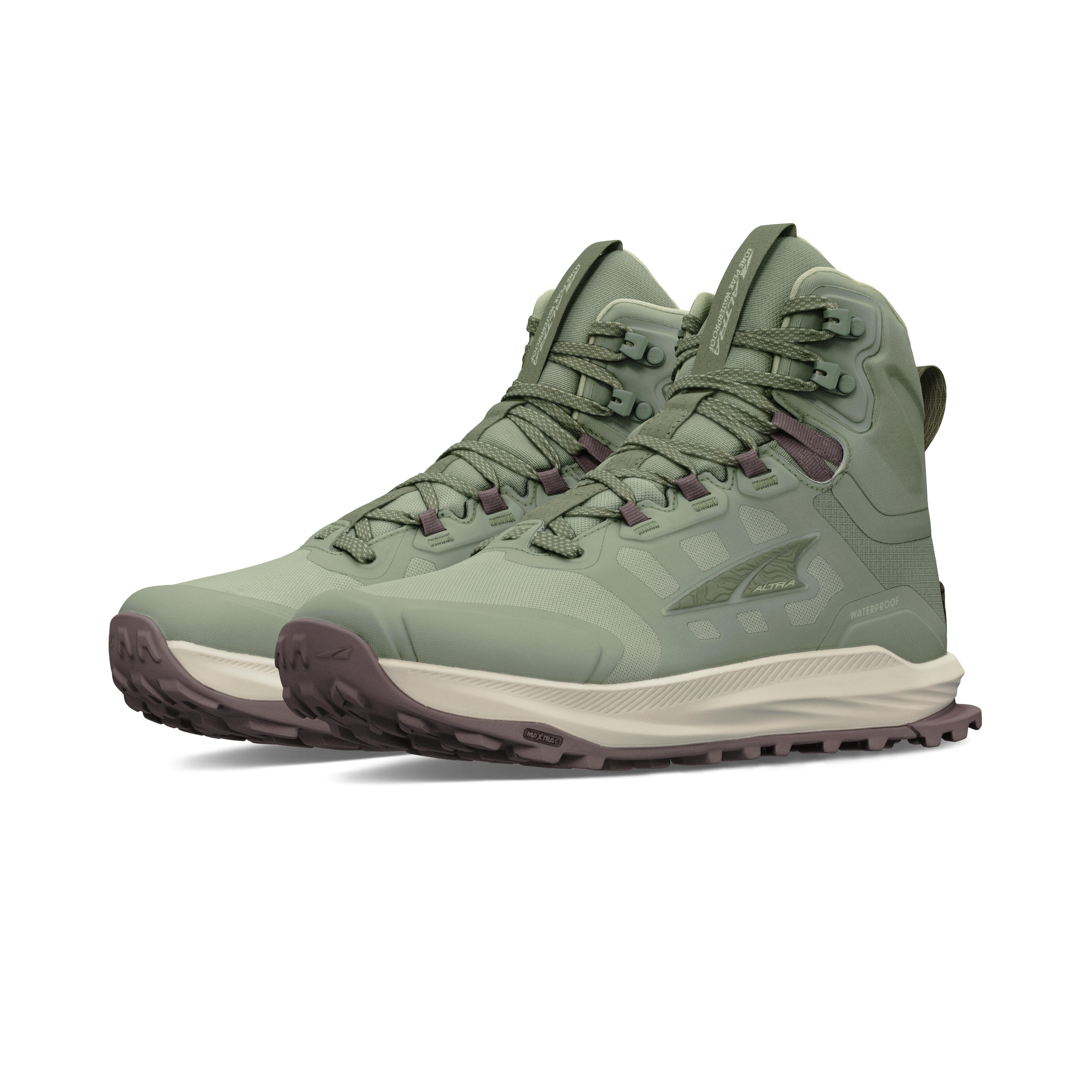 Altra Women's Lone Peak 9 Waterproof Mid Dusty Olive