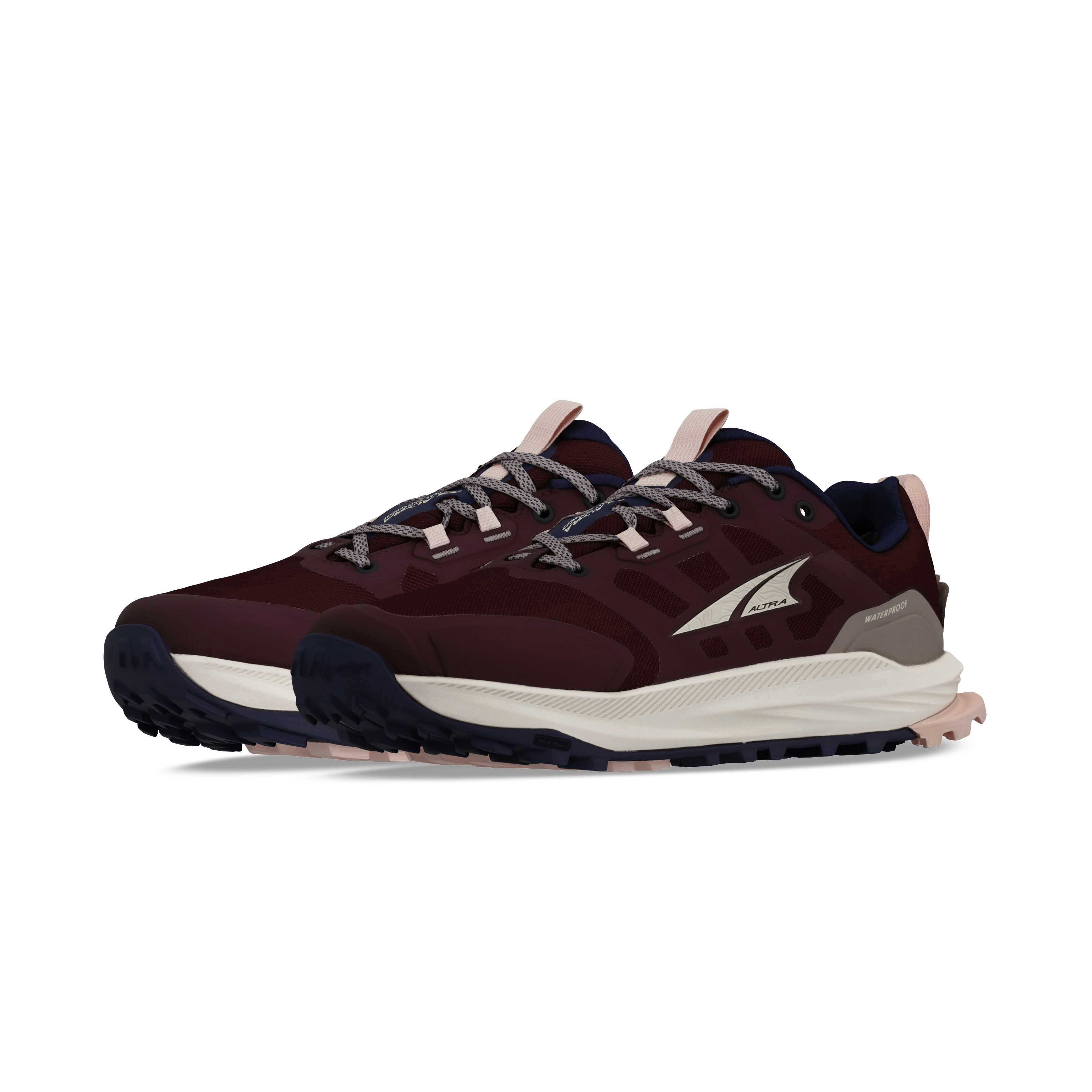 Altra Women's Lone Peak 9 Waterproof Low Maroon