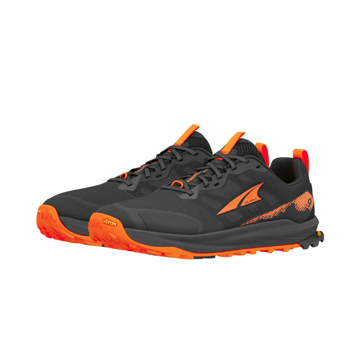 Altra Men's Lone Peak 9+ Black/Orange
