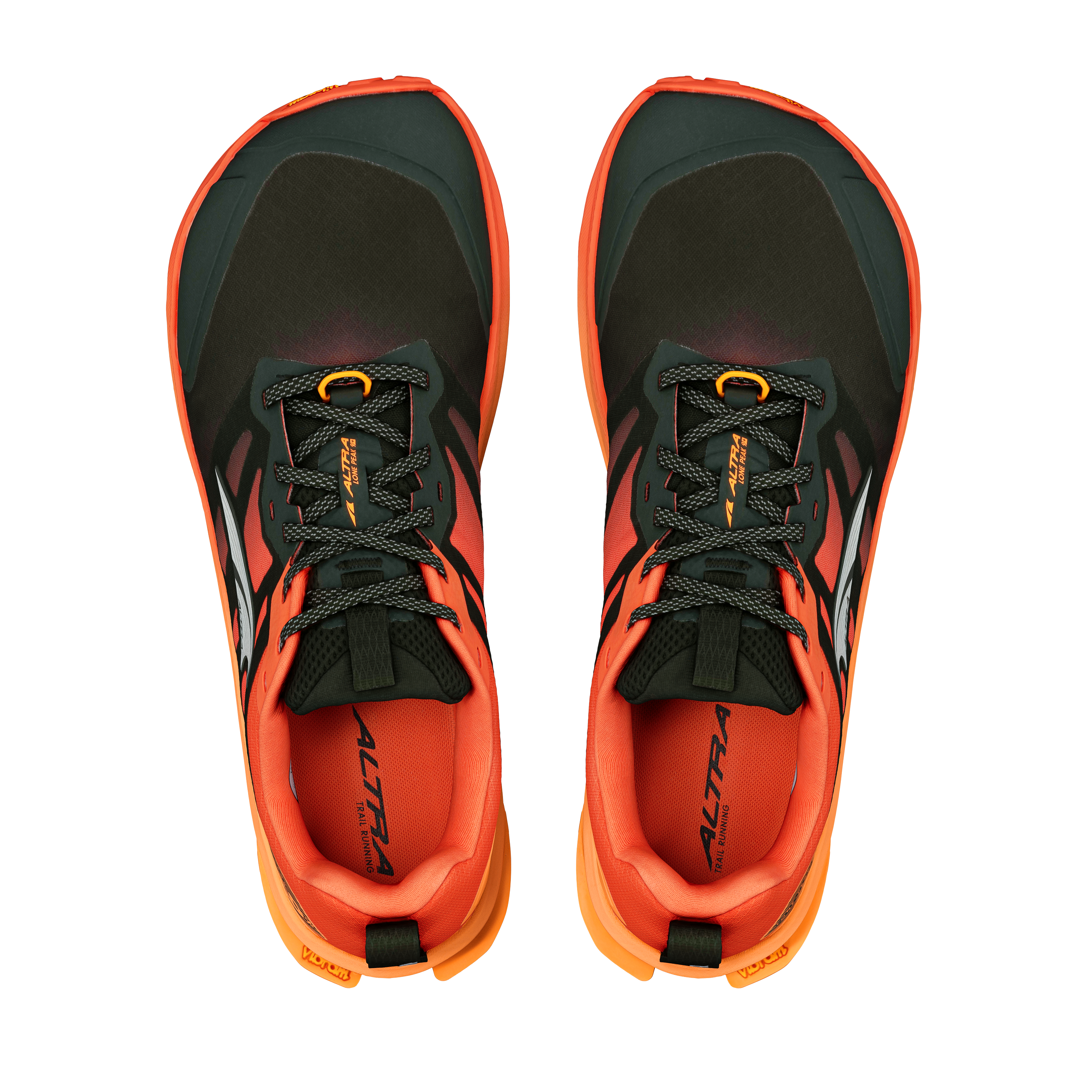 Altra Men's Lone Peak 9+ Black / Orange