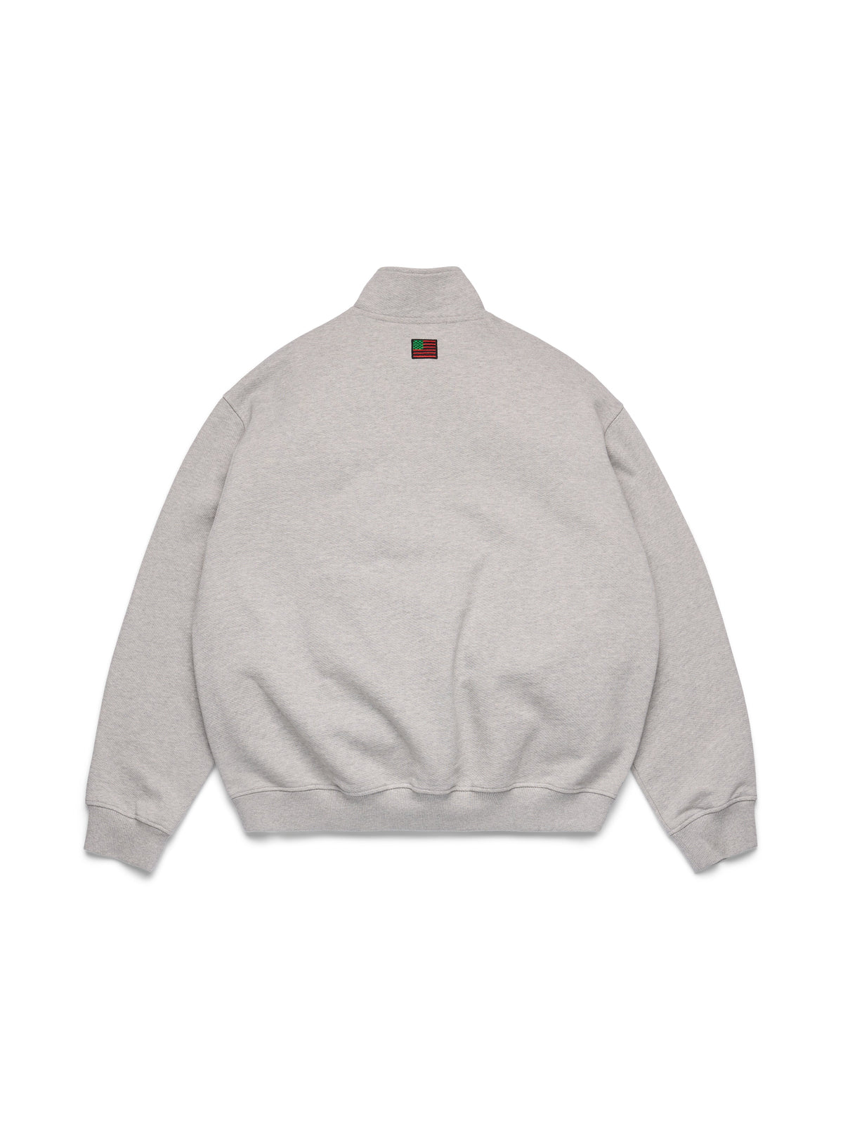 Denim Tears André Leon Talley Quarter-Zip Sweatshirt Grey