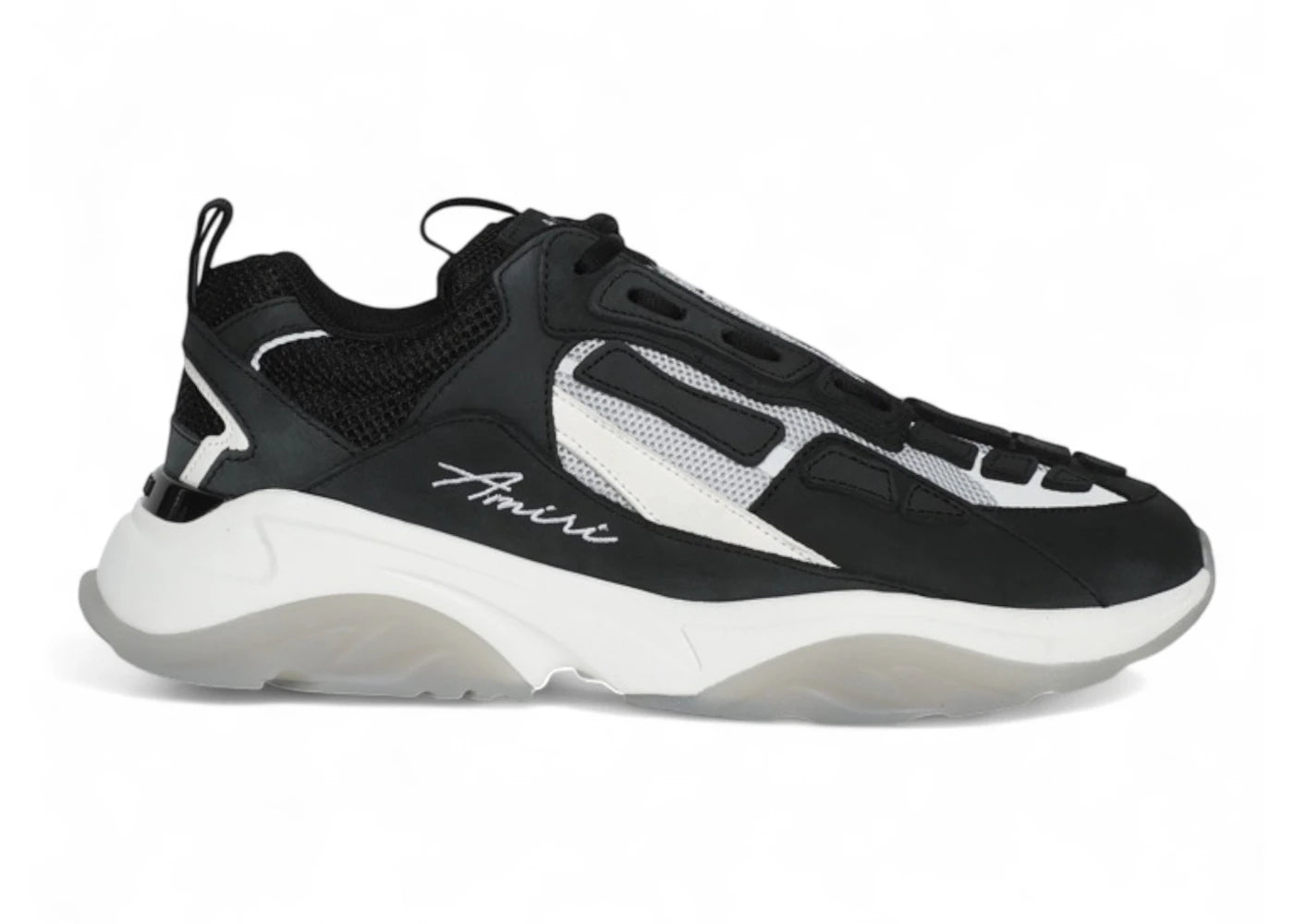 Amiri Bone Runner Black White