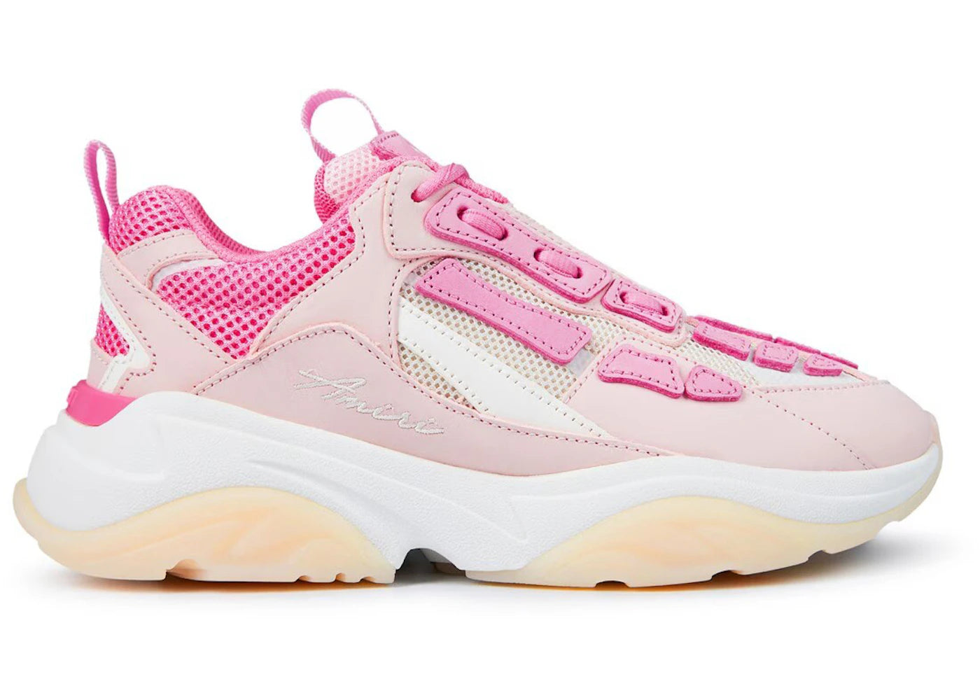 Amiri Bone Runner Light Pink White (Women'S)