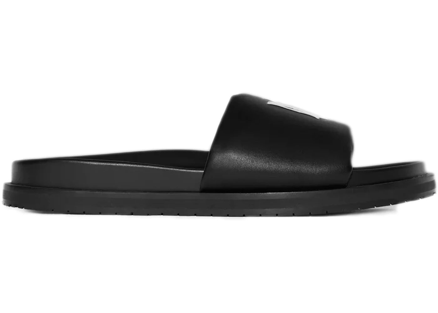Amiri Leather Slide Black