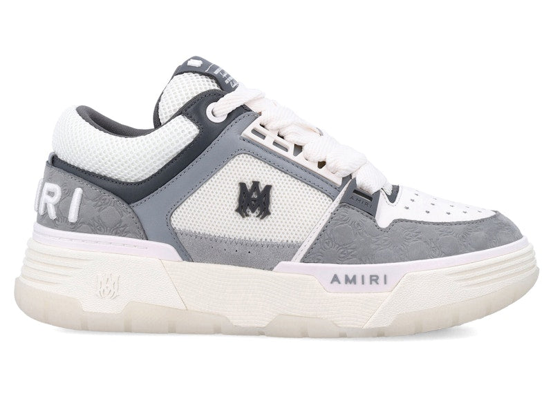 Amiri Ma-1 Grey Quad Monogram Debossed