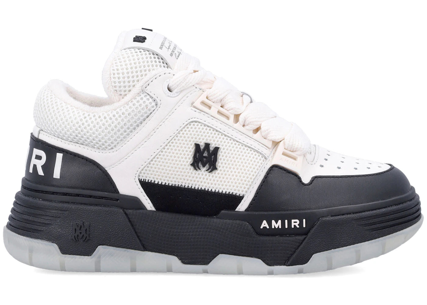 Amiri Ma-1 White Black Black