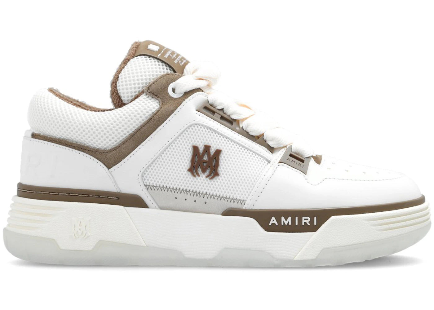 Amiri Ma-1 White Chamoisee Brown