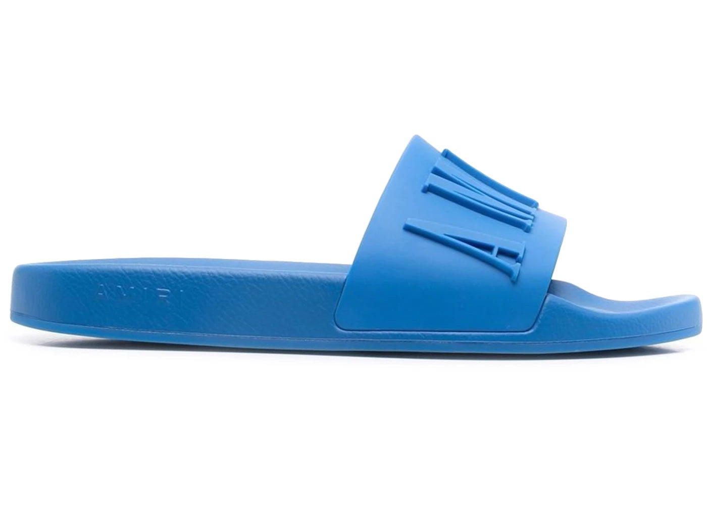 Amiri Pool Slide Debossed Royal Blue