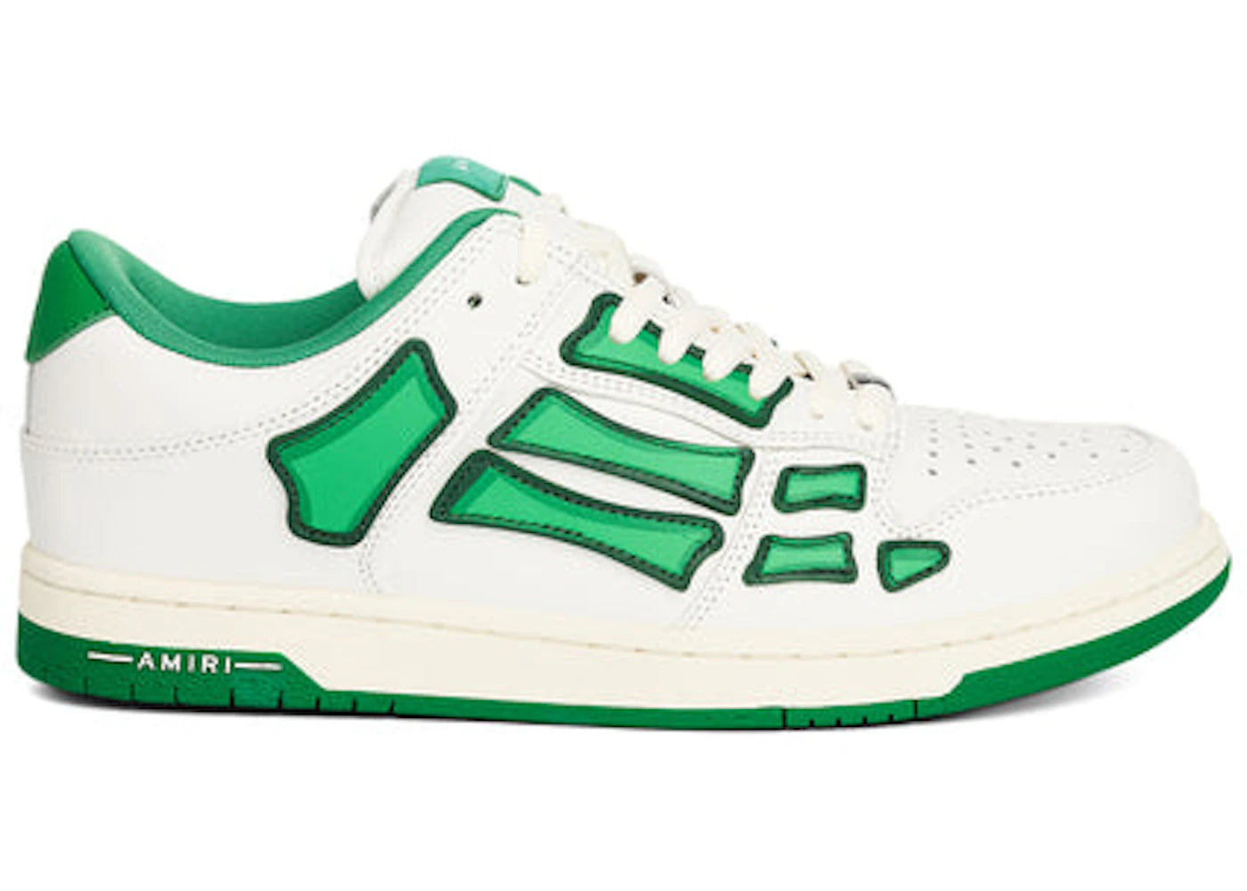 Amiri Skel Low Top White Green
