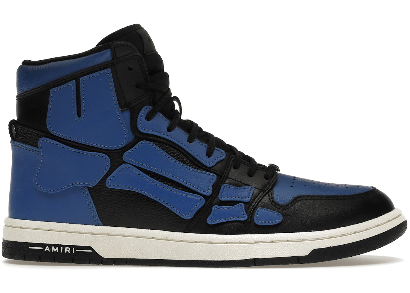 Amiri Skel Panelled High Top Blue Black