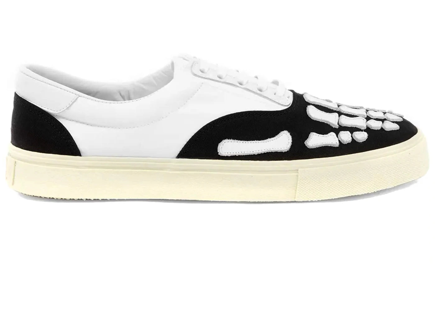 Amiri Skel Toe Lace Up Black White