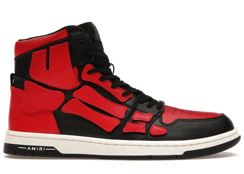Amiri Skel Top Hi Black Red White – Kicks Machine