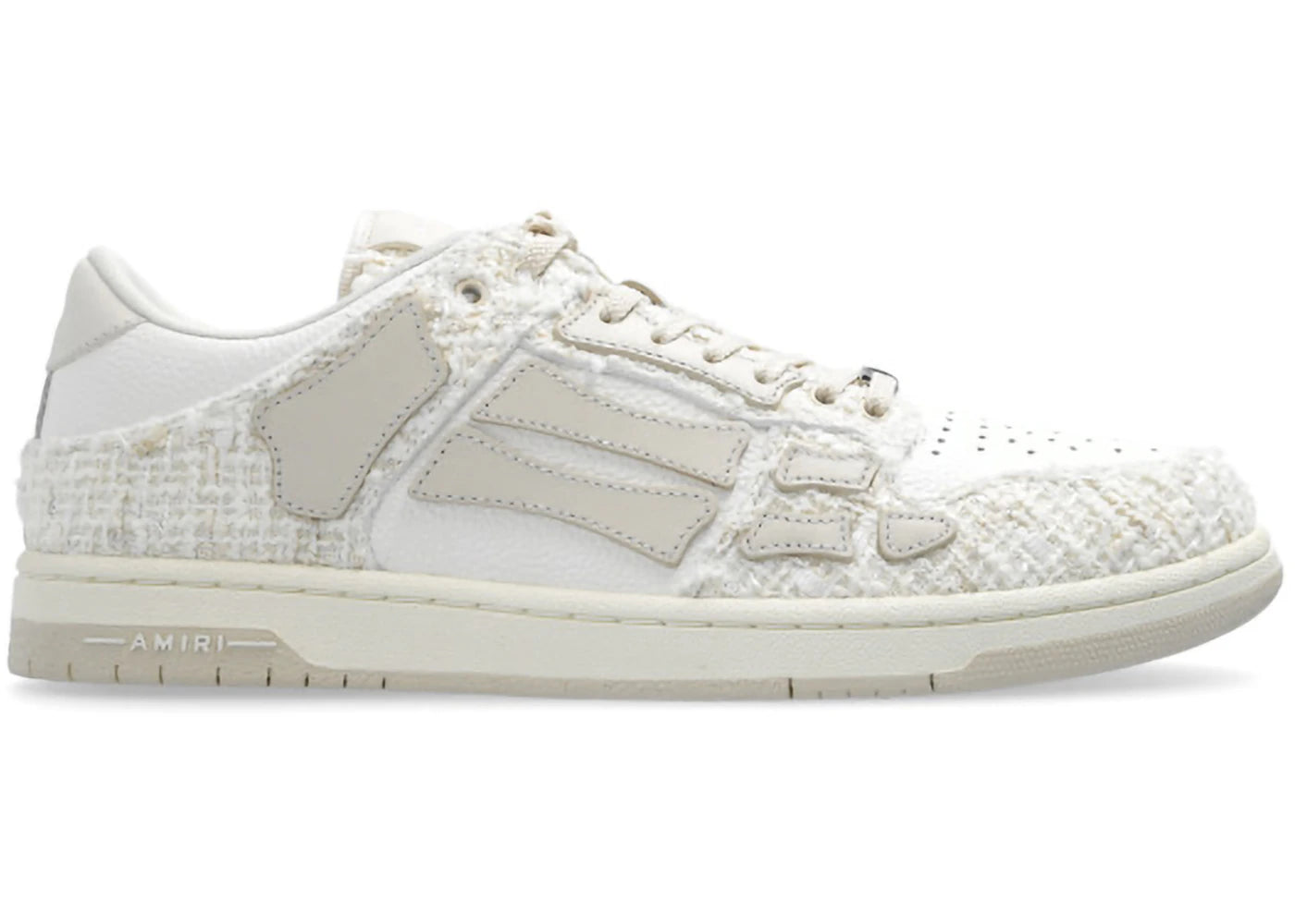 Amiri Skel Top Low Alabaster Boucle