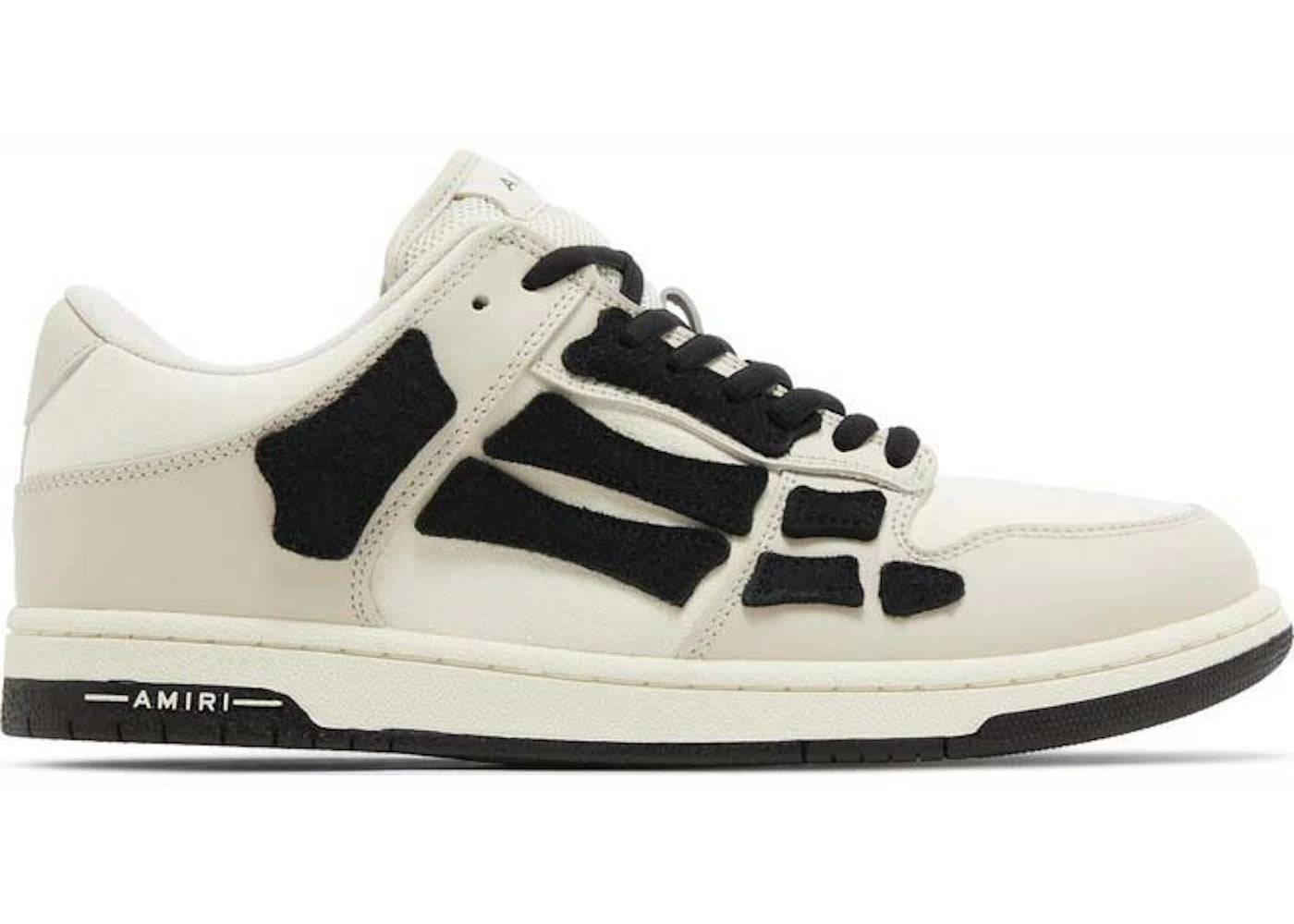 Amiri Skel Top Low Beige Black