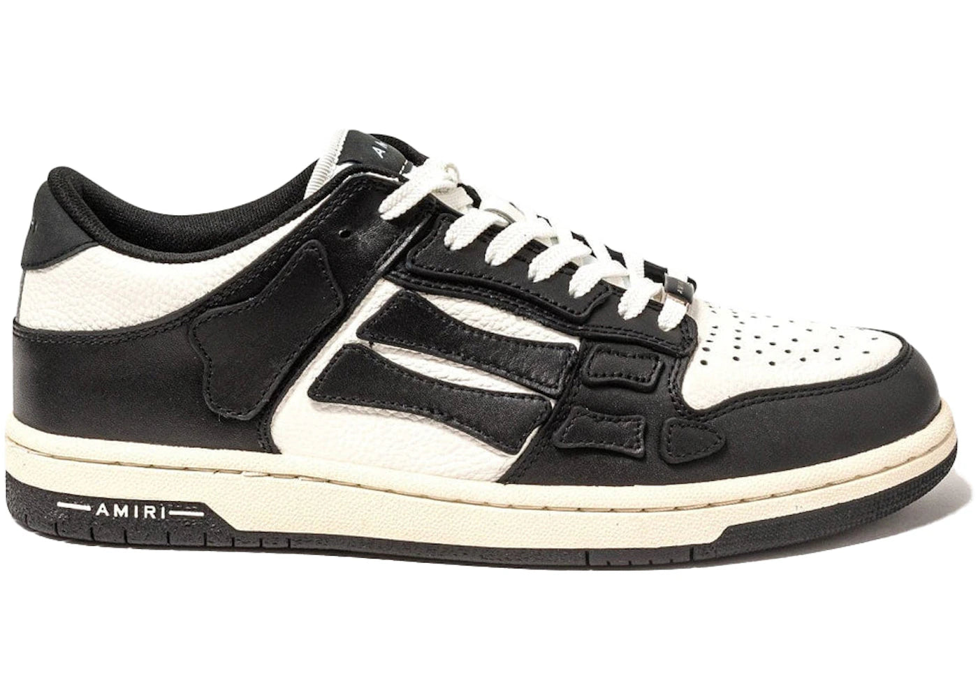 Amiri Skel Top Low Black Off White