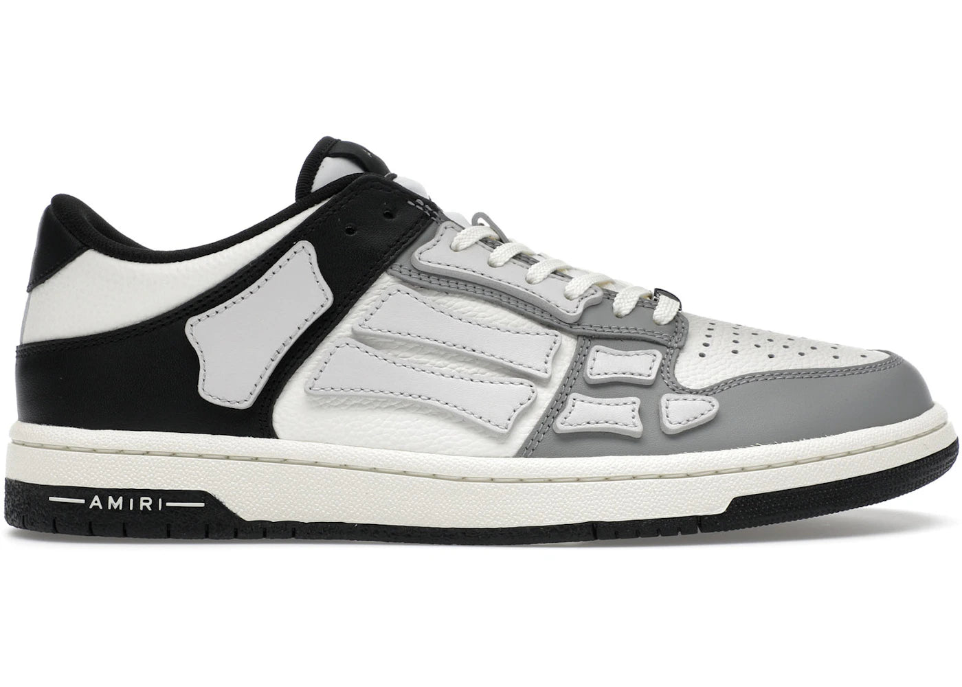 Amiri Skel Top Low Black White Grey