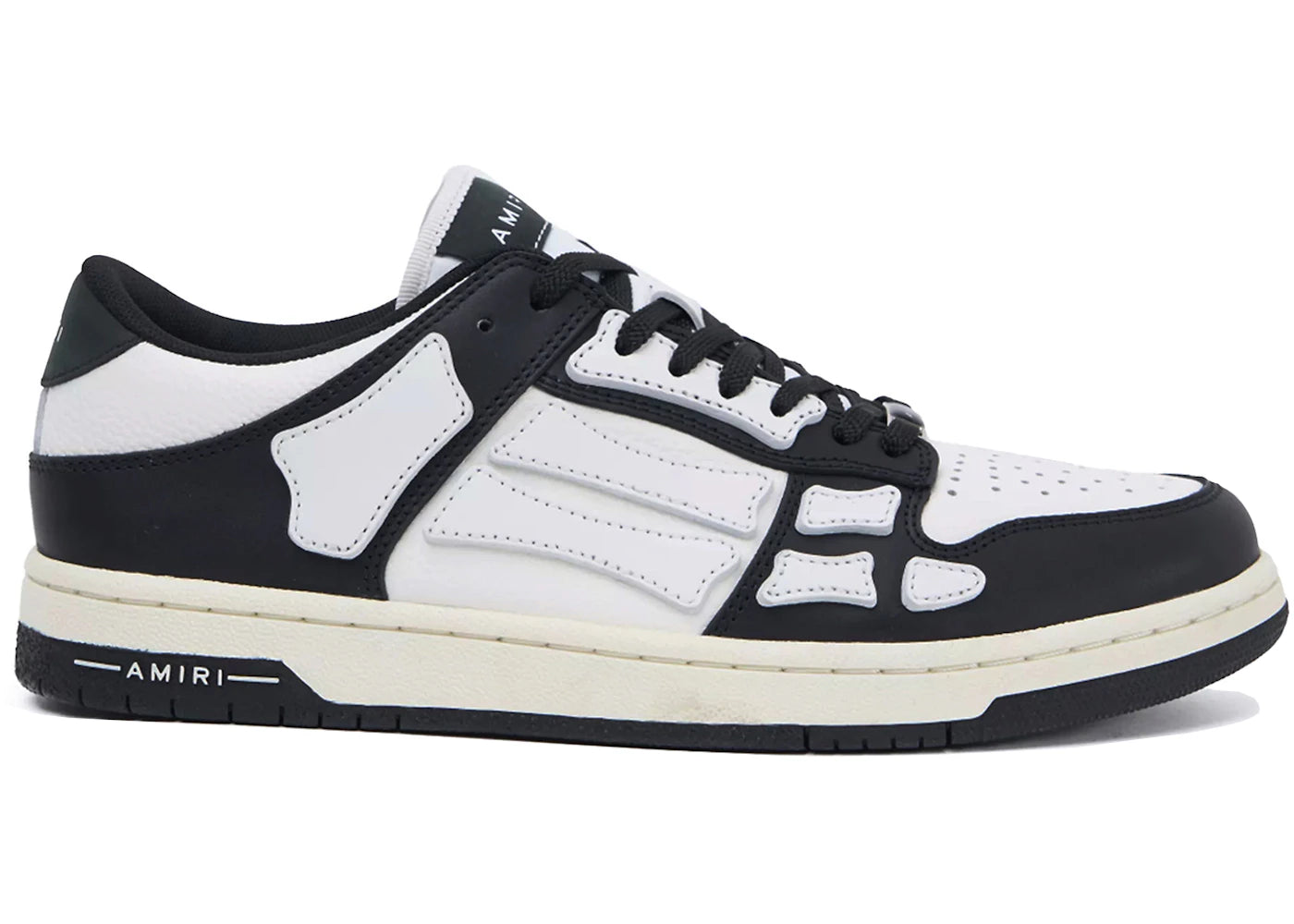 Amiri Skel Top Low Black White White