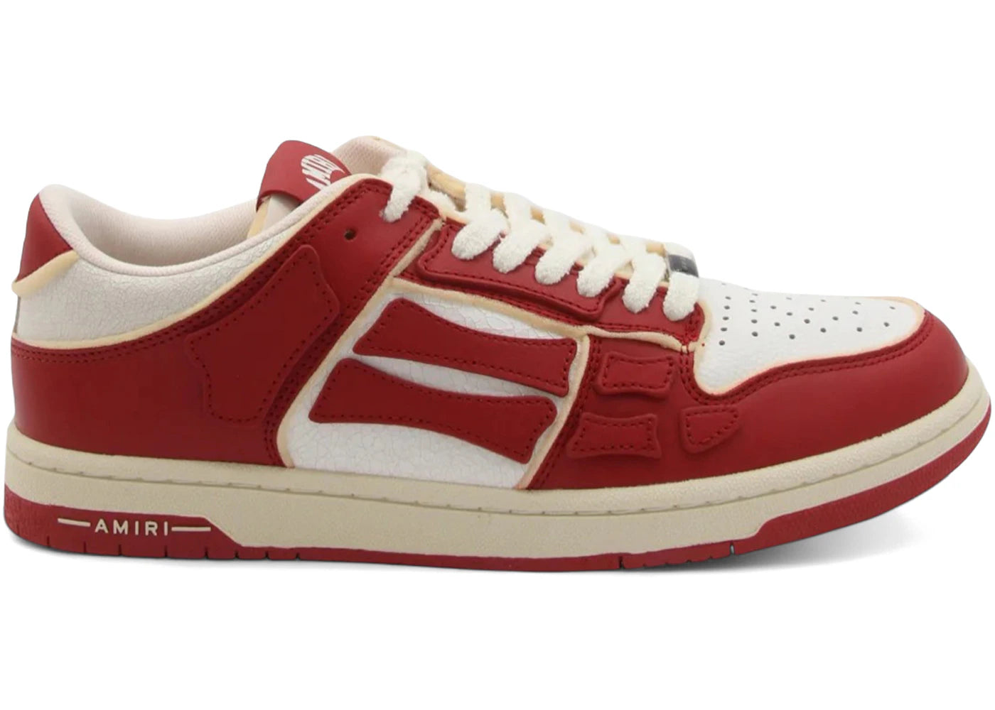 Amiri Skel Top Low Collegiate Red White