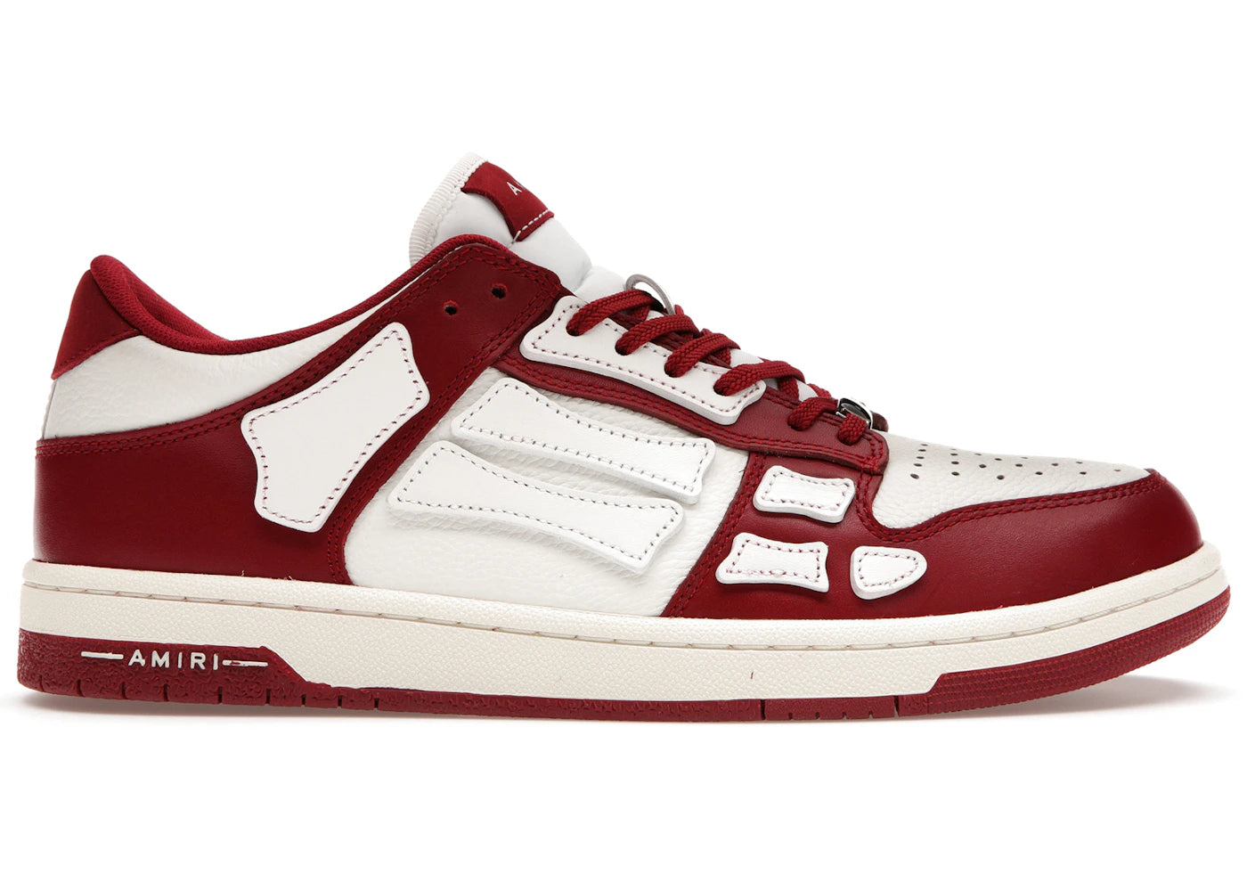 Amiri Skel Top Low Red White