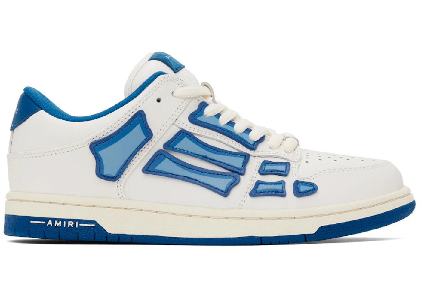 Amiri Skel Top Low White Blue Light Blue