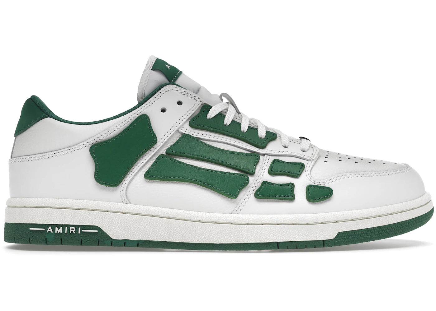 Amiri Skel Top Low White Green
