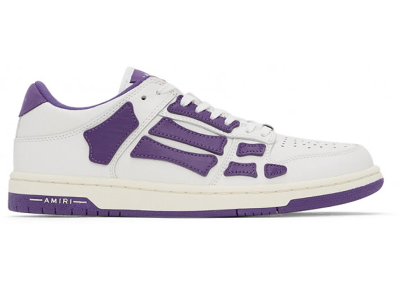 Amiri Skel Top Low White Purple