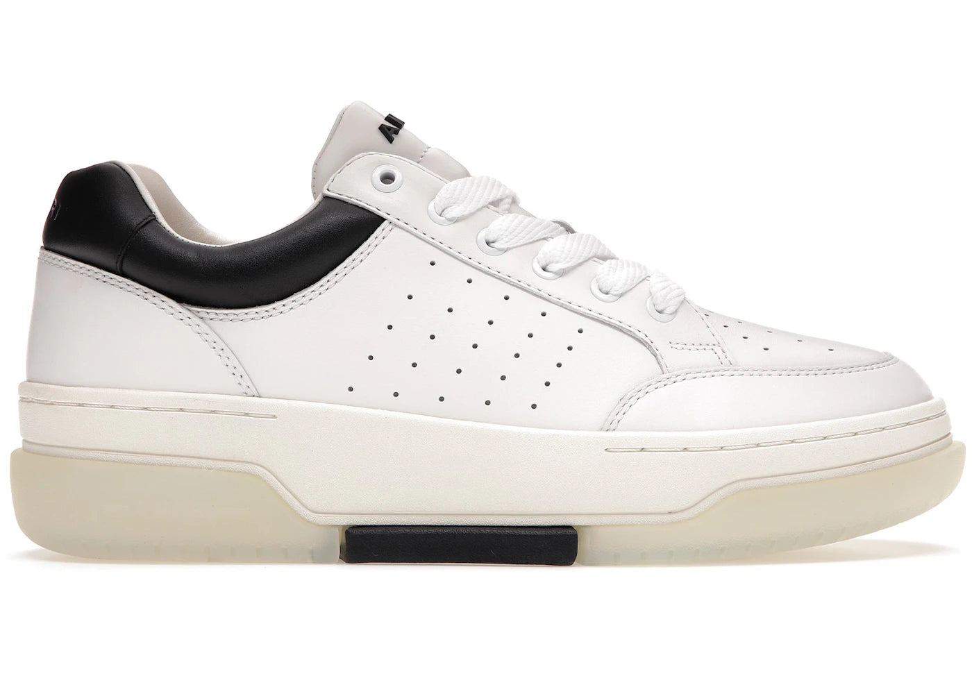 Amiri Stadium Low White Black