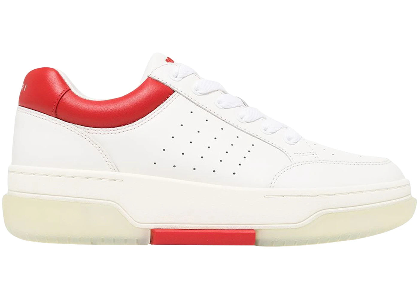 Amiri Stadium Low White Red