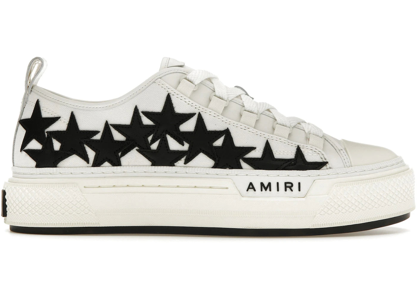 Amiri Stars Court Low White Black