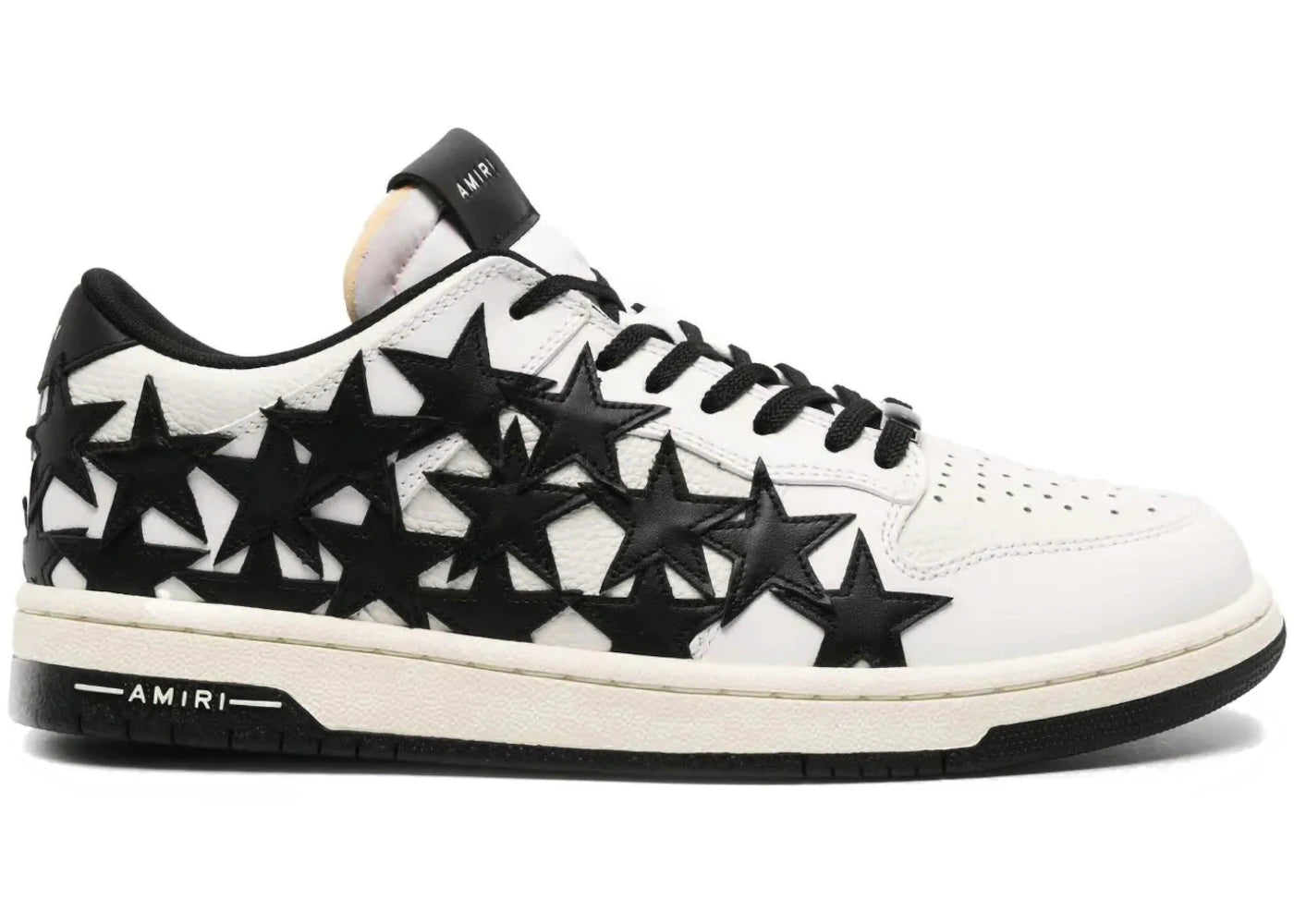 Amiri Stars Low Top White Black